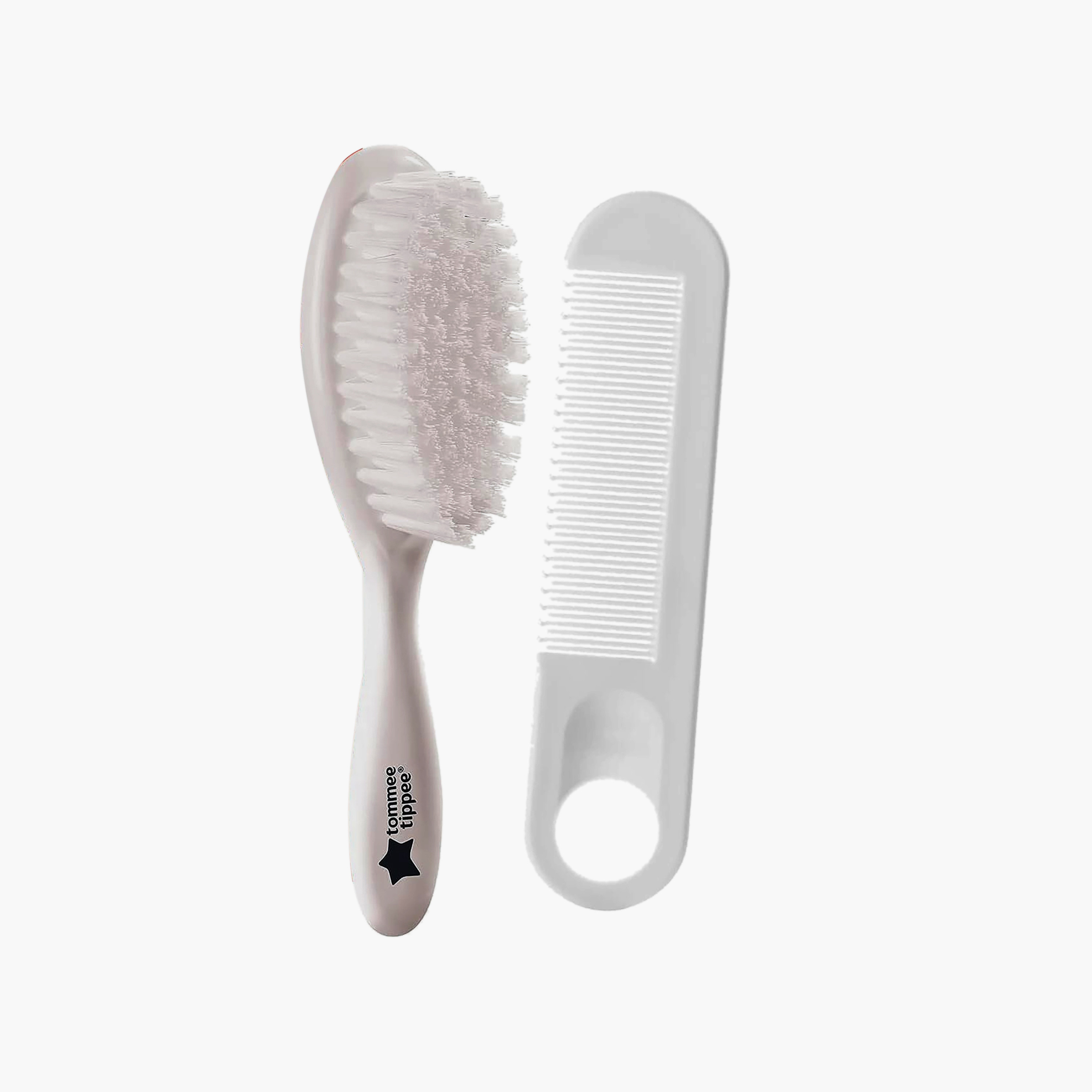 طقم مشط وفرشاة شعر للأطفال من تومي تيبي-baby-bathandcare-grooming-image-1
