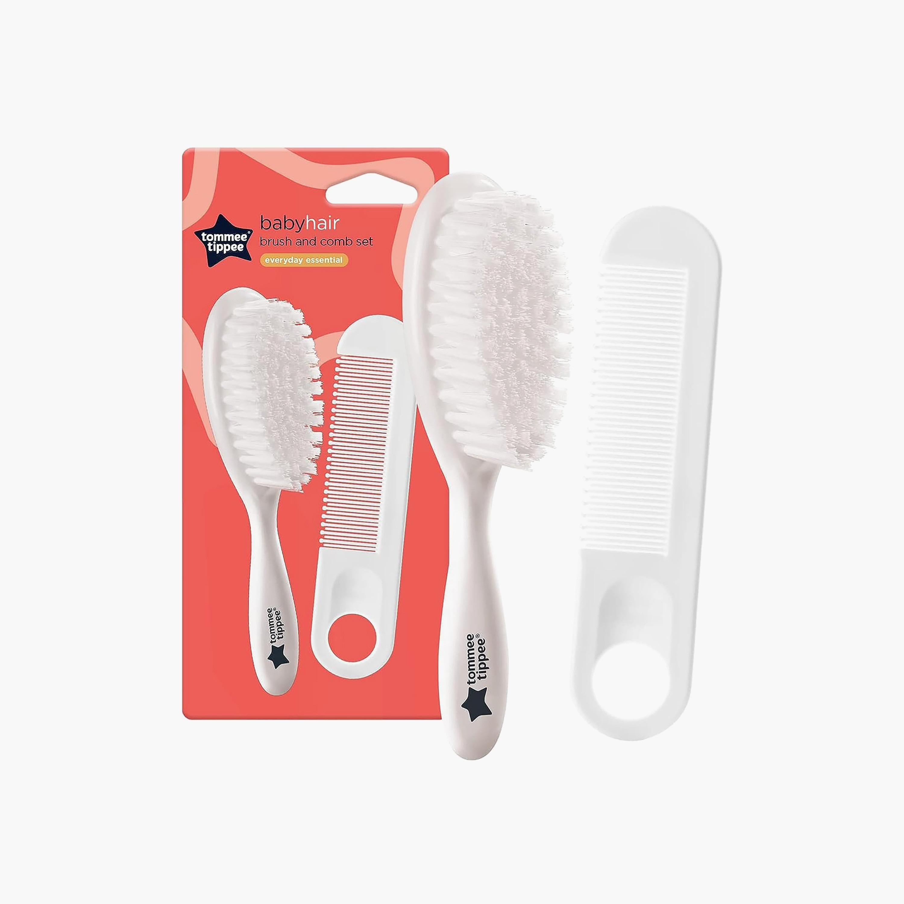 طقم مشط وفرشاة شعر للأطفال من تومي تيبي-baby-bathandcare-grooming-image-6