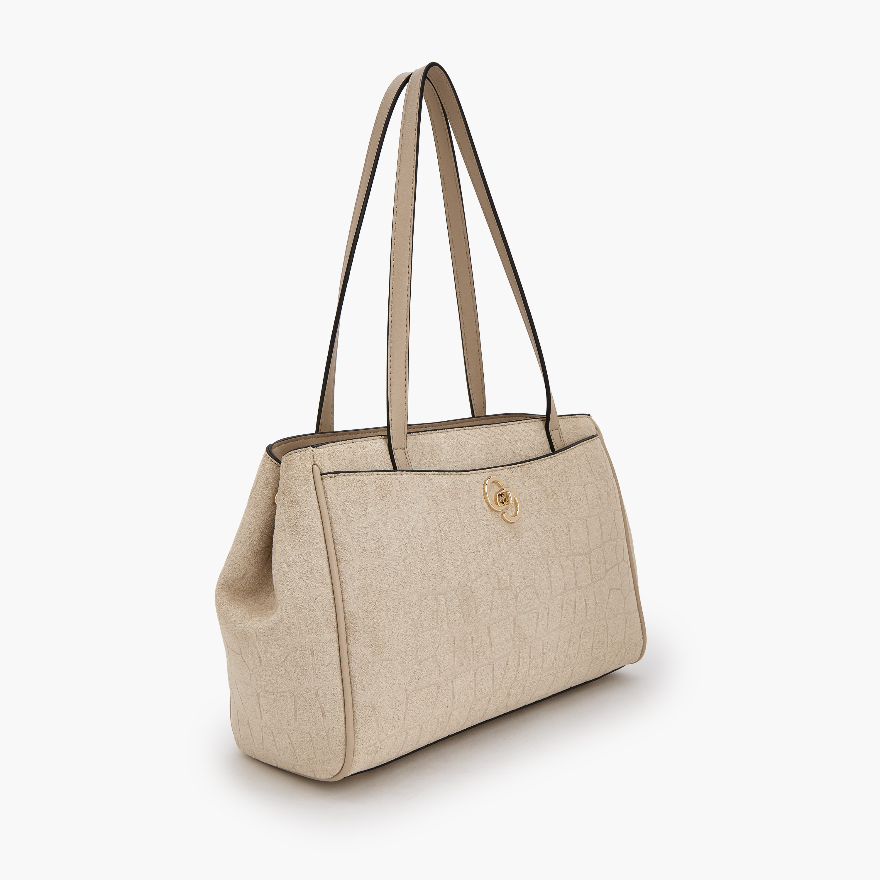 شنطة توت شمواه بارزة الملمس بسحاب إغلاق من سيليست-women-bagsandwallets-handbags-image-2