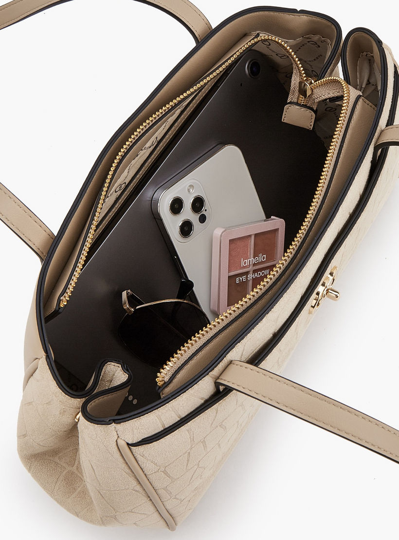 شنطة توت شمواه بارزة الملمس بسحاب إغلاق من سيليست-women-bagsandwallets-handbags-image-7