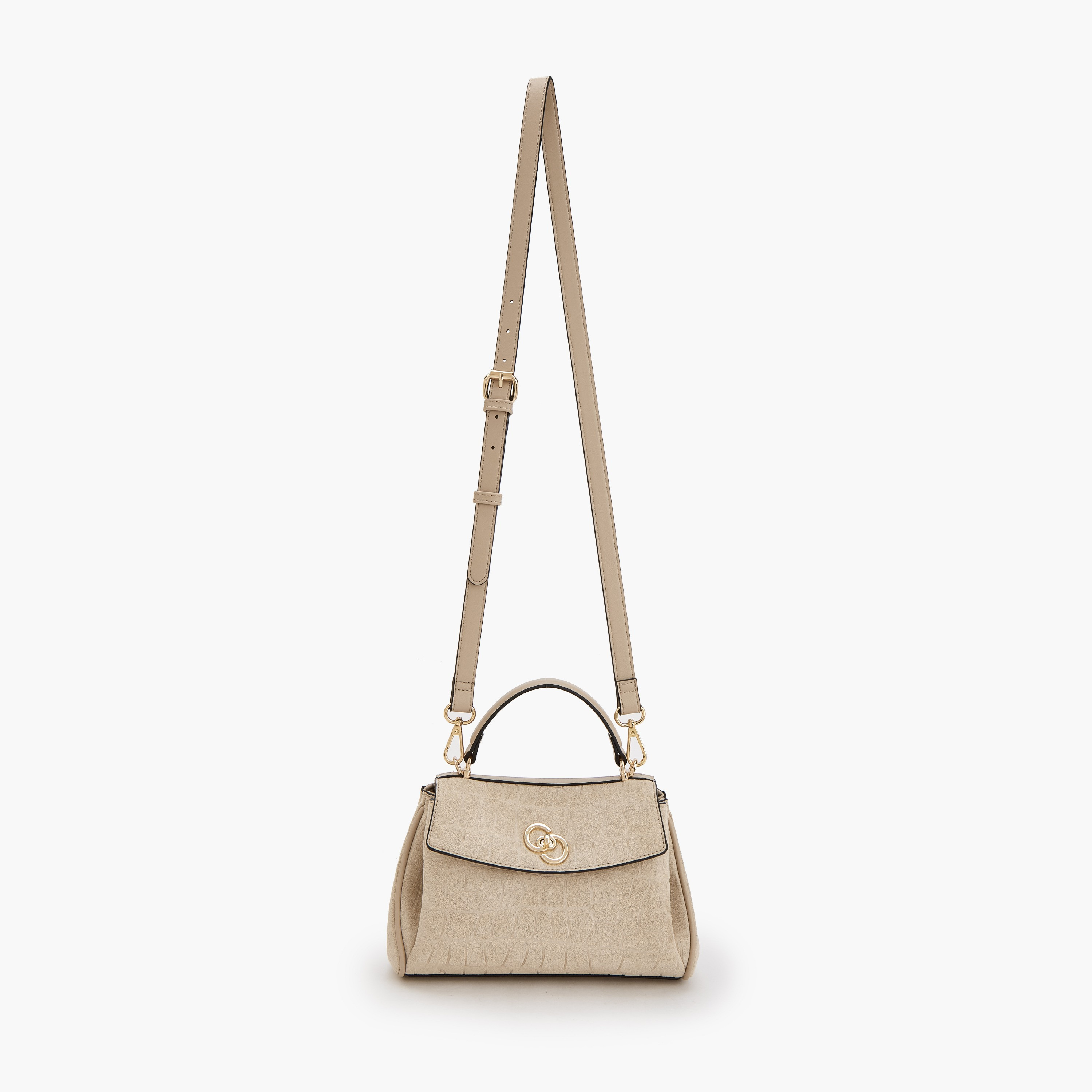 Celeste Suede Textured Satchel Bag with Detachable Strap-women-bagsandwallets-handbags-image-2