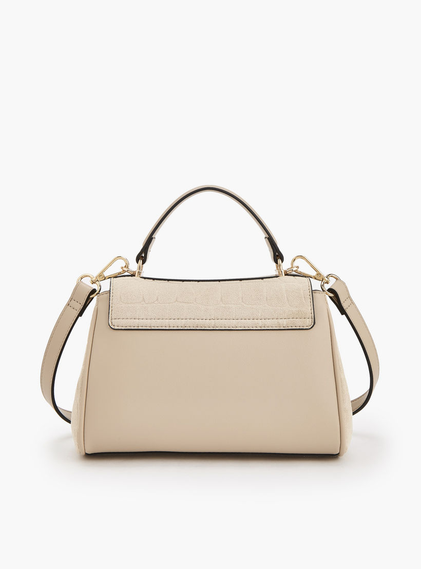 Celeste Suede Textured Satchel Bag with Detachable Strap-women-bagsandwallets-handbags-image-5