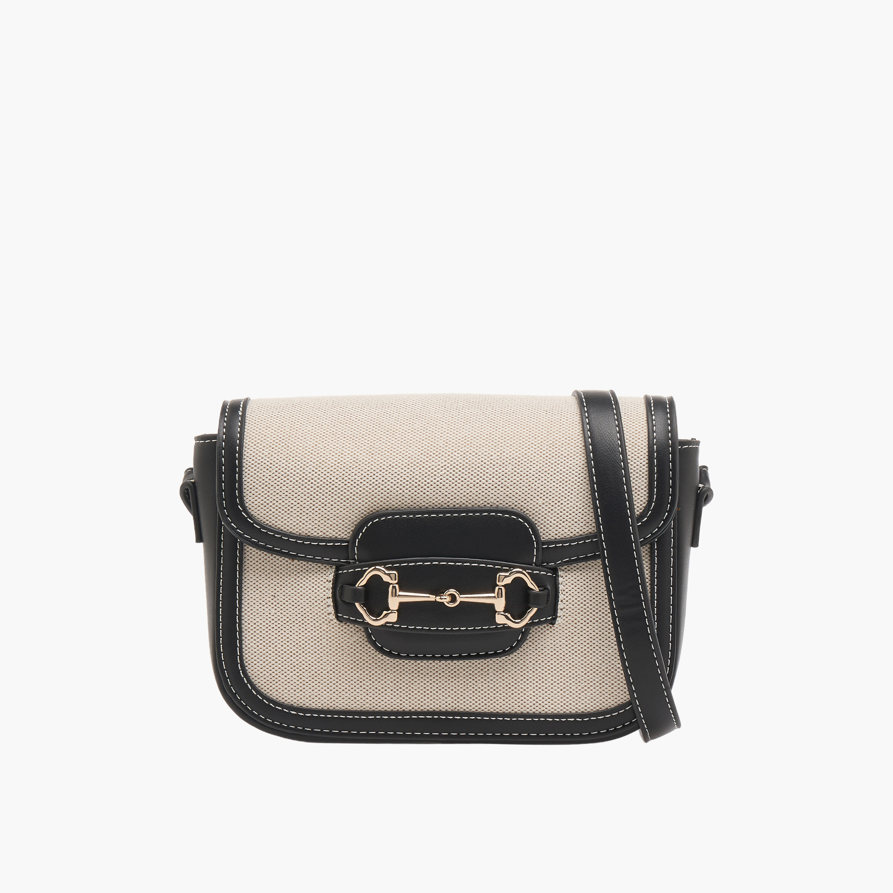 شنطة كروس بودي بارزة الملمس بحزام قابل للتعديل من ساشا-women-bagsandwallets-handbags-image-1