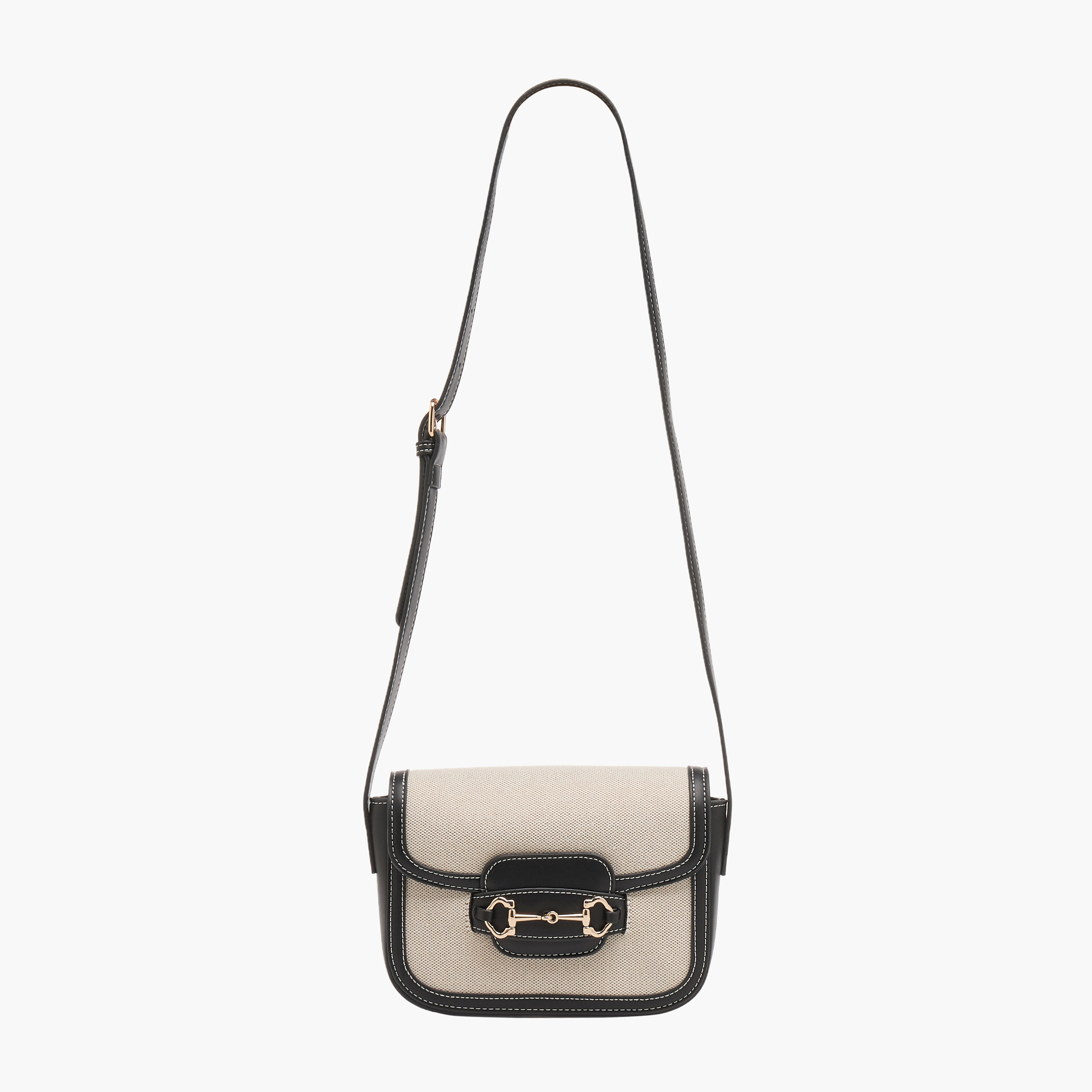 شنطة كروس بودي بارزة الملمس بحزام قابل للتعديل من ساشا-women-bagsandwallets-handbags-image-3