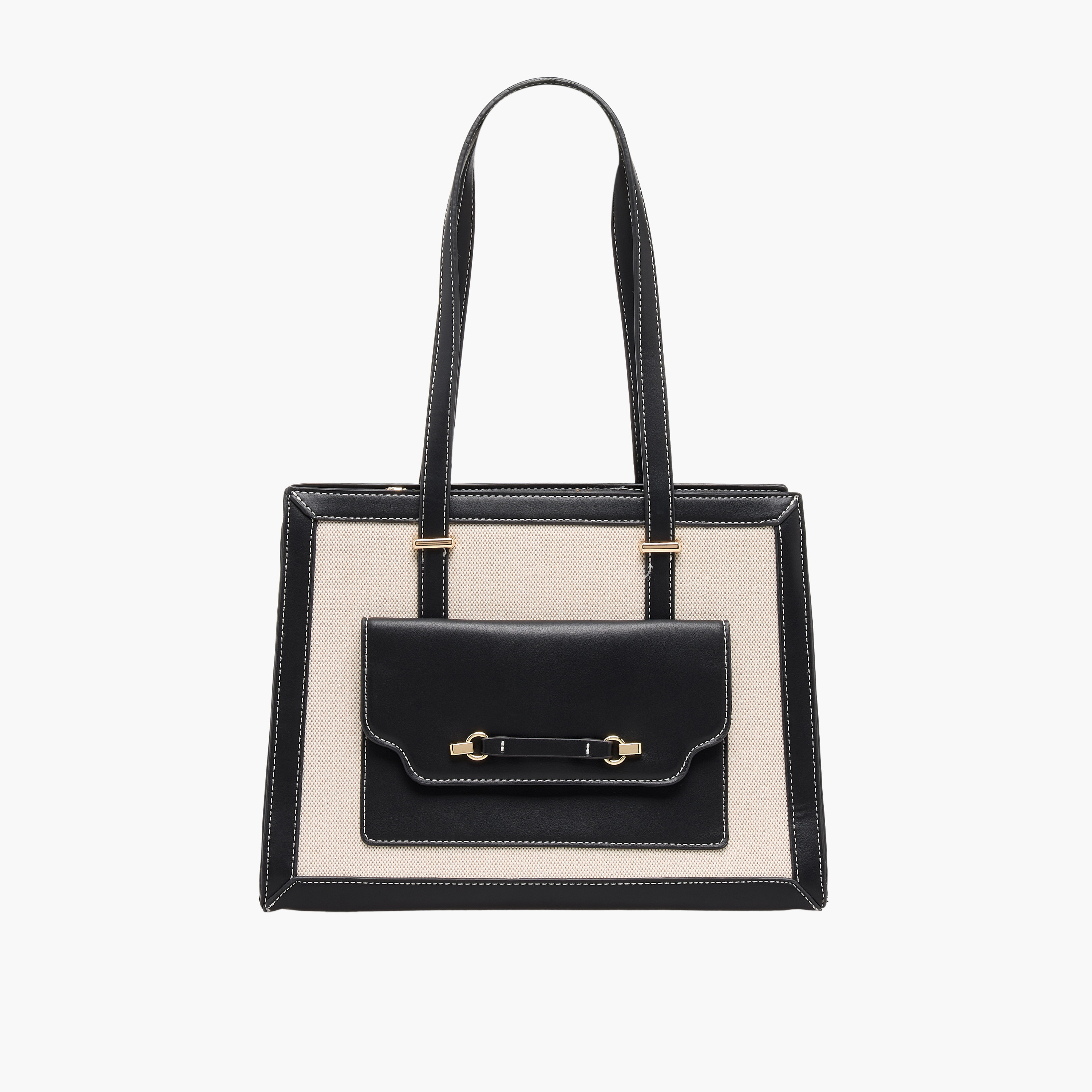 شنطة توتي بقوالب ملونة وجيب أمامي من ساشا-women-bagsandwallets-handbags-image-1