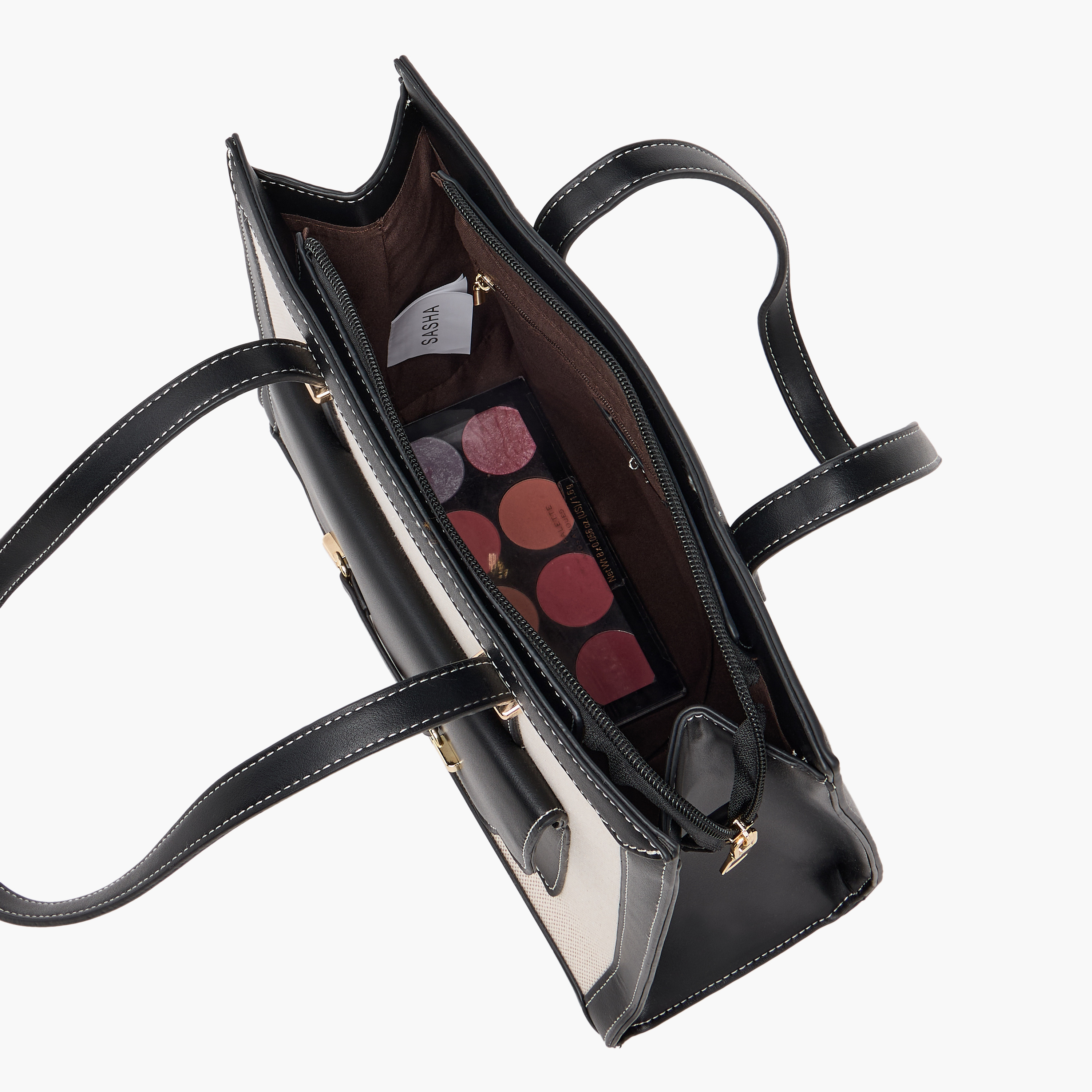 شنطة توتي بقوالب ملونة وجيب أمامي من ساشا-women-bagsandwallets-handbags-image-8