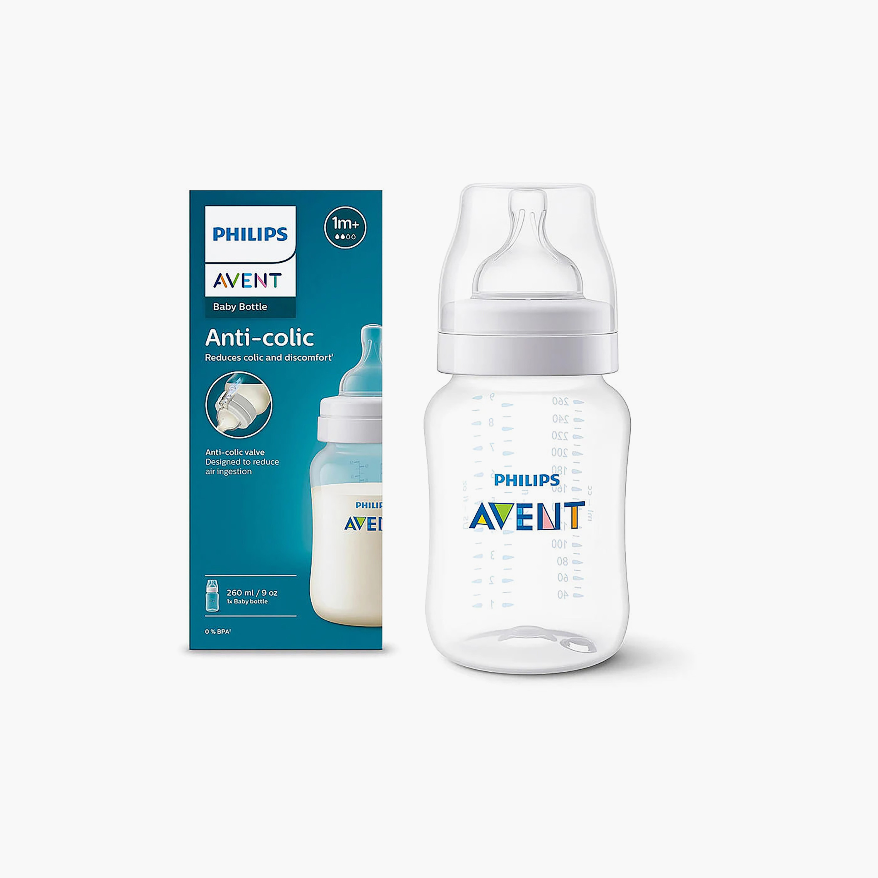 Philips Avent Anti-Colic Feeding Bottle, 260 ml-baby-feeding-feedingbottles-bottlesandteats-image-7
