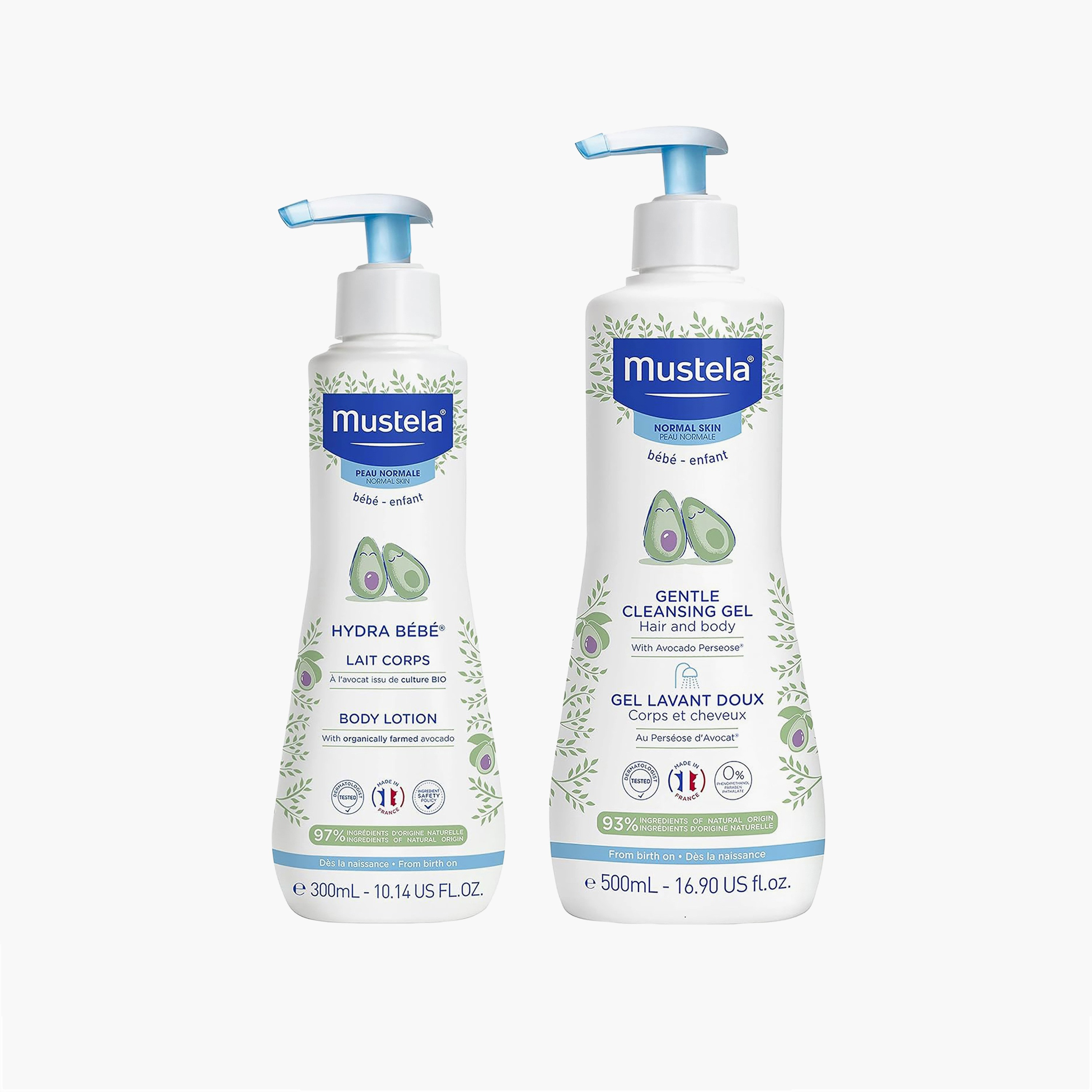 Mustela 2-Piece Normal Skin Bath Time Gift Set-baby-bathandcare-hairbodyskincare-image-1
