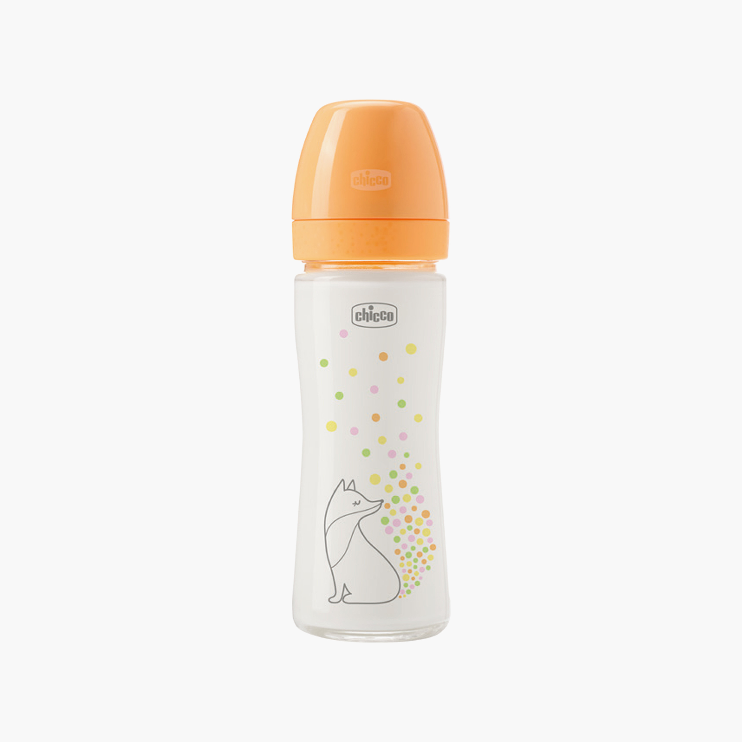 Chicco Slow Flow Feeding Bottle with Teat & Cap - 240 ml-baby-feeding-feedingbottles-bottlesandteats-image-1