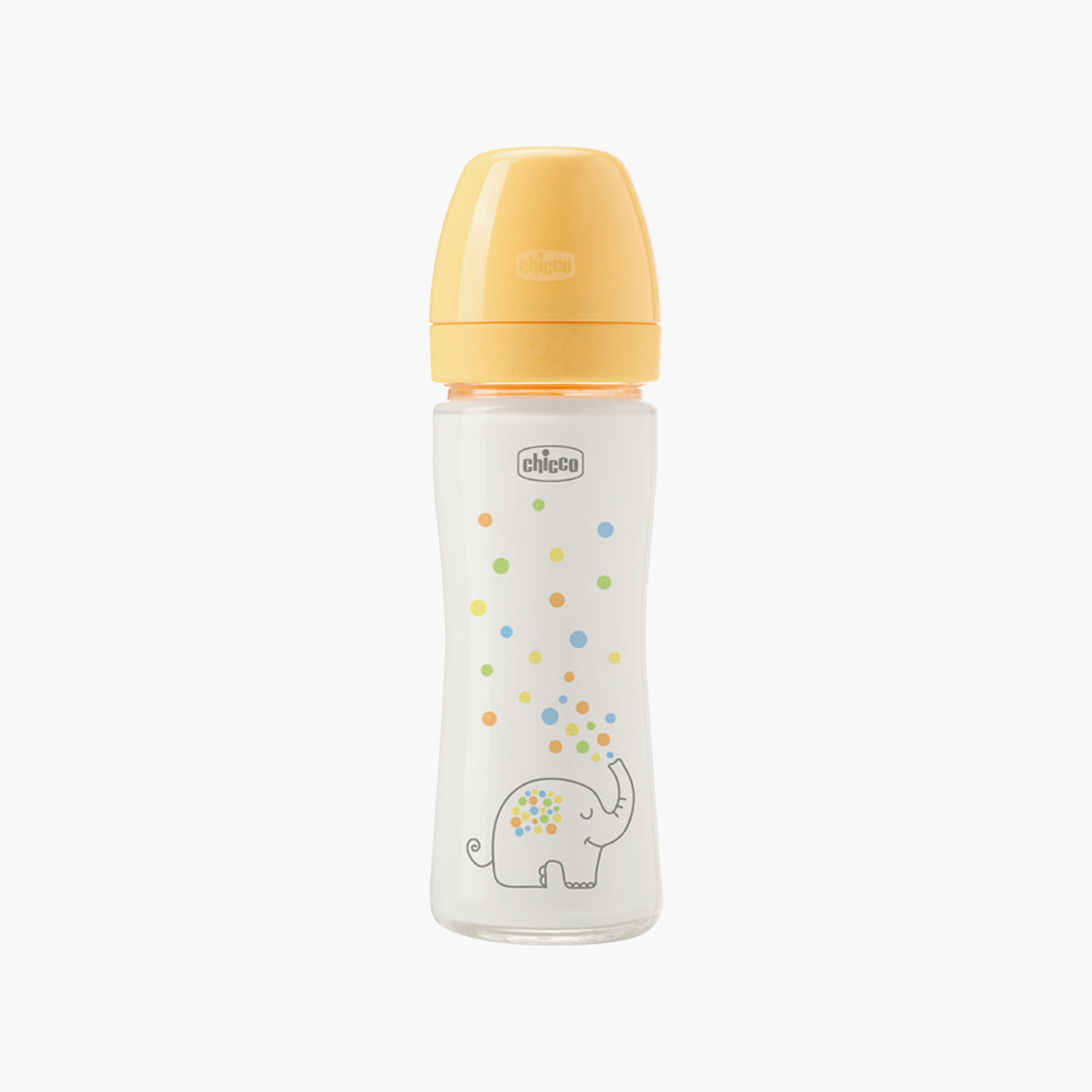 Chicco Slow Flow Feeding Bottle with Teat & Cap - 240 ml-baby-feeding-feedingbottles-bottlesandteats-image-1