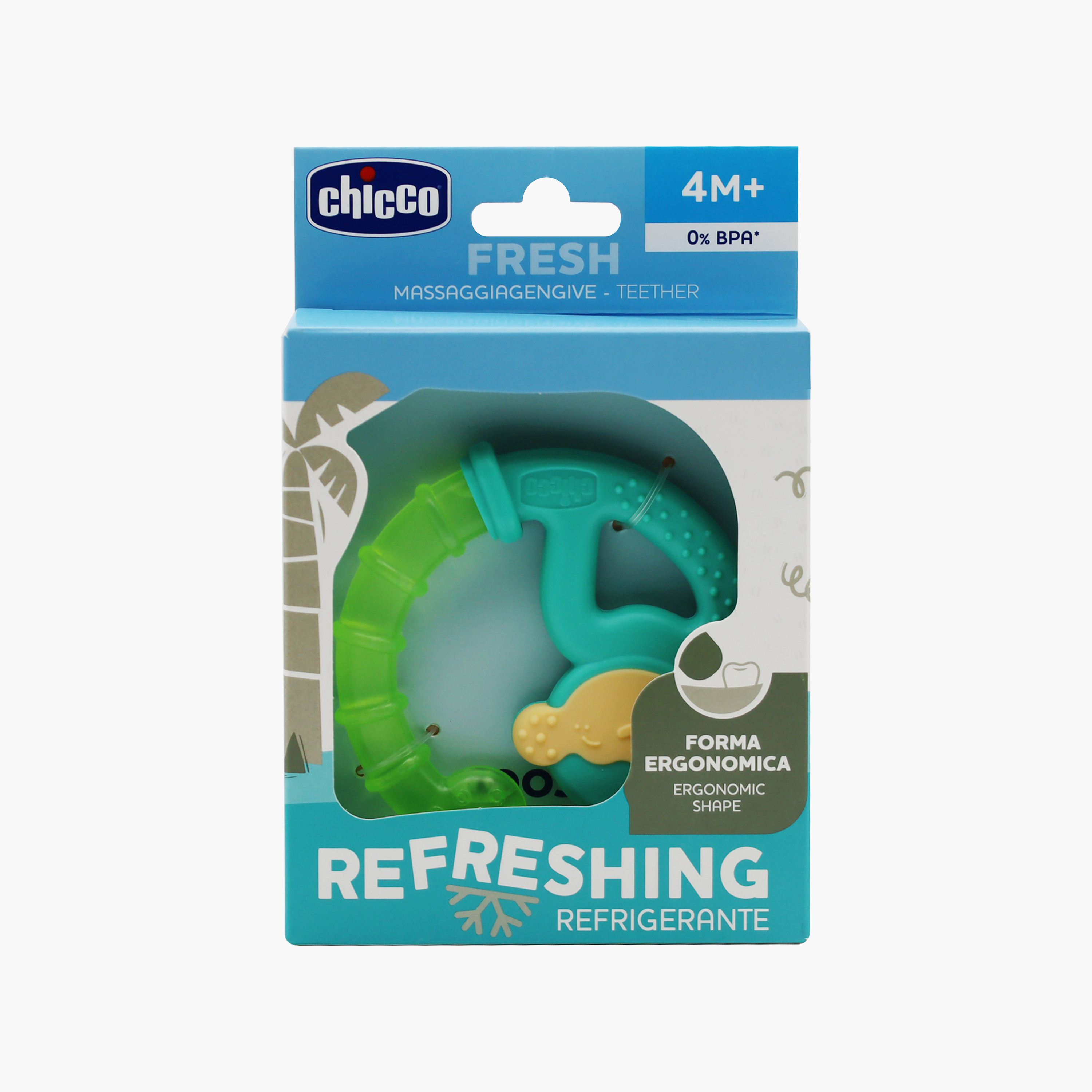 Chicco Refreshing Refrigerant Monkey Teether-baby-feeding-teethers-image-2