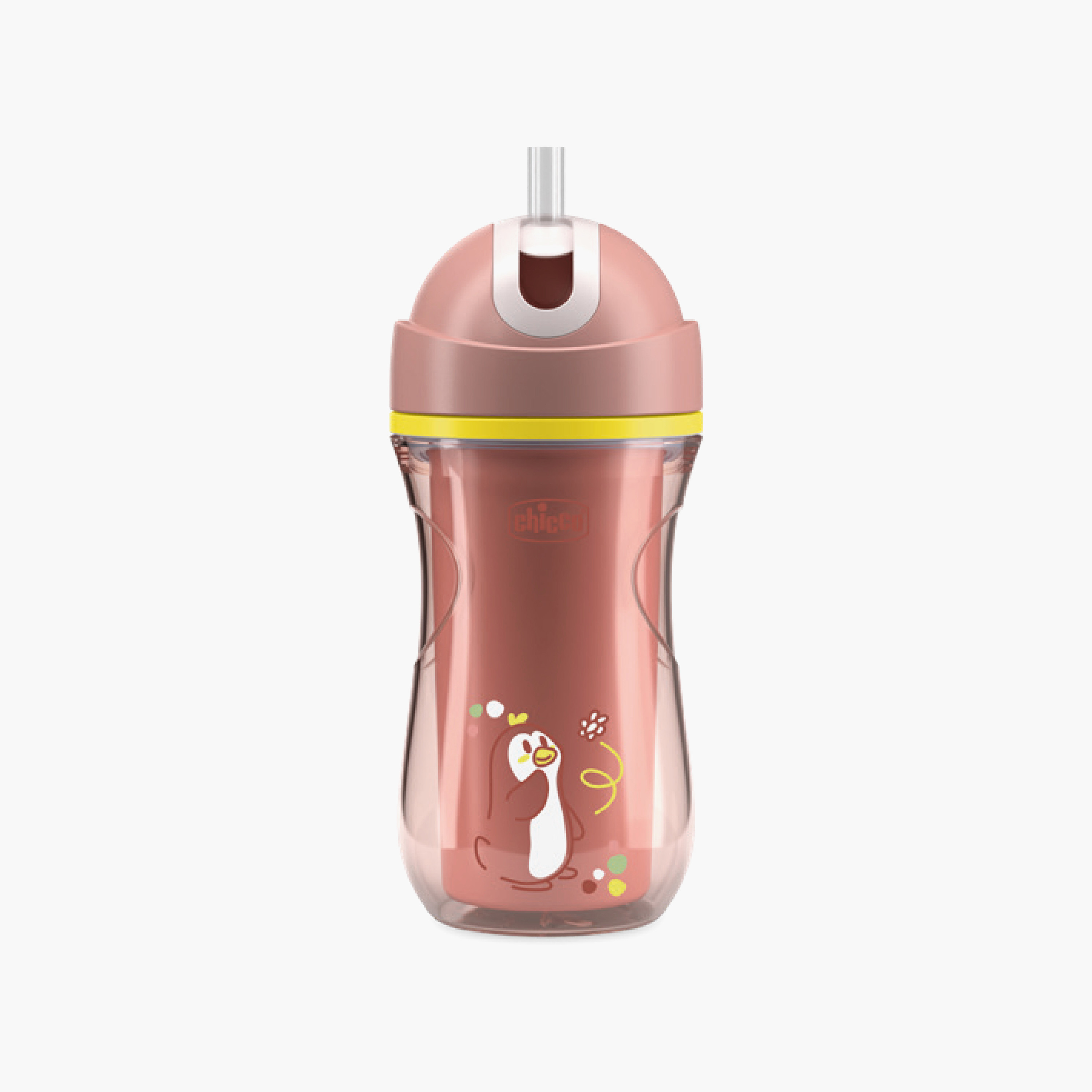 Chicco Mix & Match Sport Cup with Straw - Pink - 266 ml-baby-feeding-mealtimeessentials-image-1