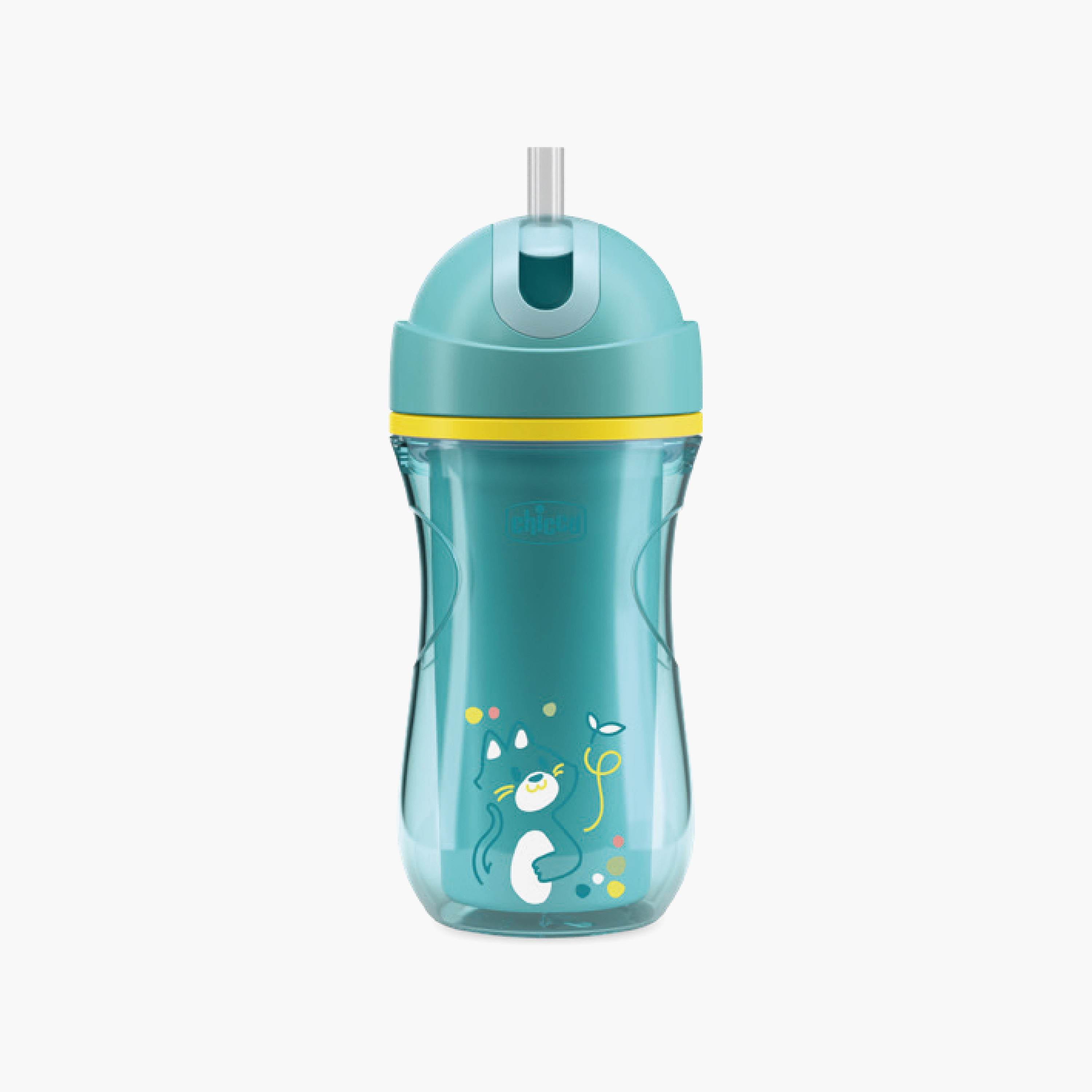 Chicco Mix & Match Sport Cup with Straw - Teal - 266 ml-baby-feeding-mealtimeessentials-image-1