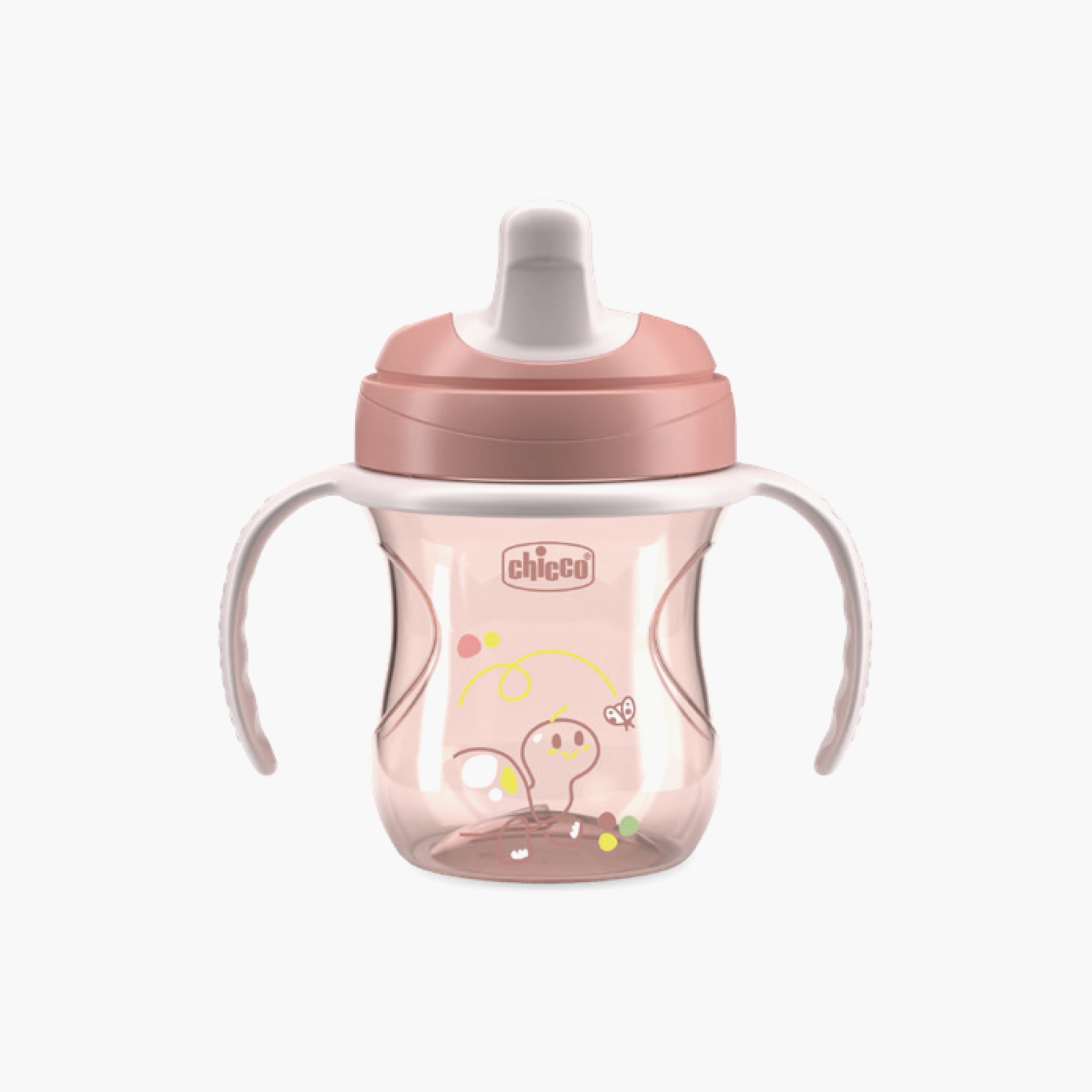 Chicco Mix & Match Training Cup with Handle - Pink - 200 ml-baby-feeding-mealtimeessentials-image-1