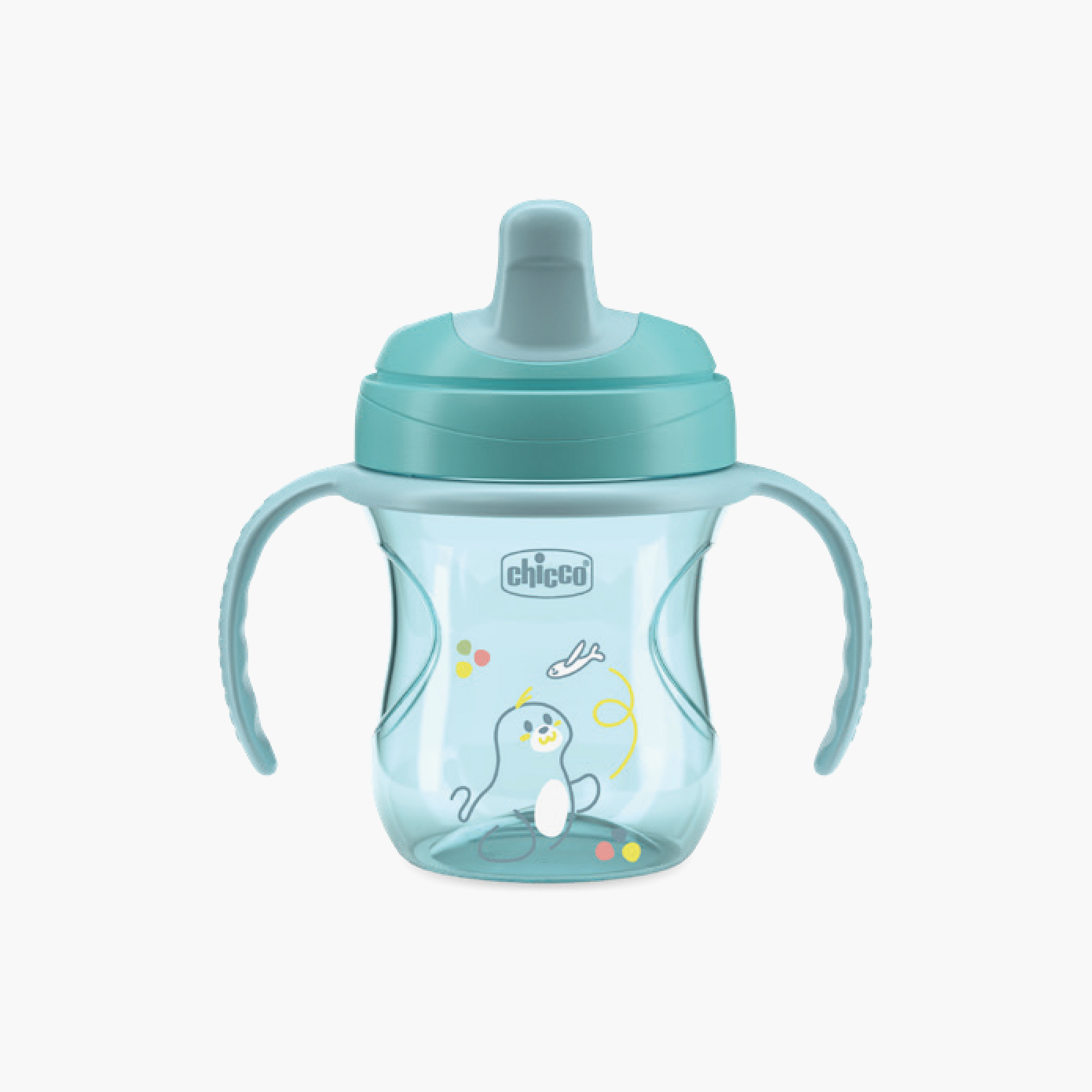 كوب تدريب ميكس أند ماتش بمقبض - لون تيل - 200 مل من شيكو-baby-feeding-mealtimeessentials-image-1