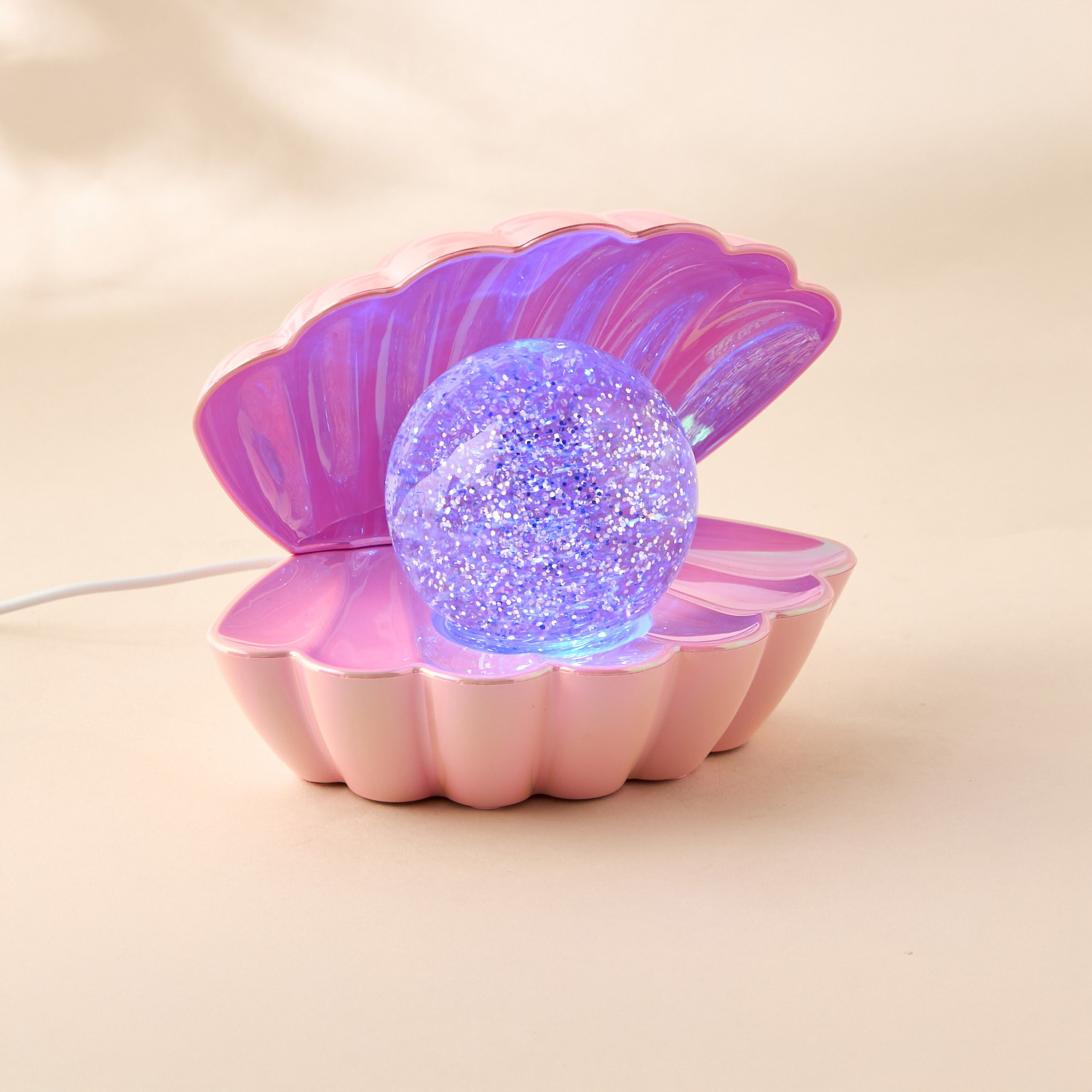 مصباح مزخرف على شكل صدفة لؤلؤ مع جليتر-household-lighting-decorativelighting-noveltylights-image-10