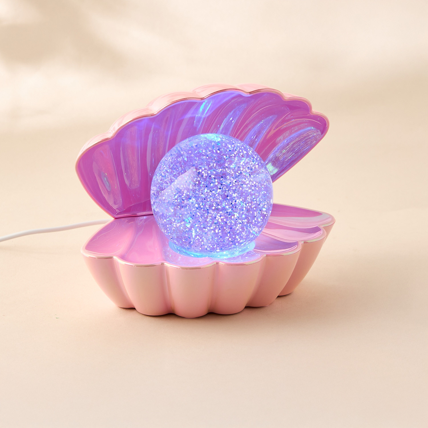 مصباح مزخرف على شكل صدفة لؤلؤ مع جليتر-household-lighting-decorativelighting-noveltylights-image-11