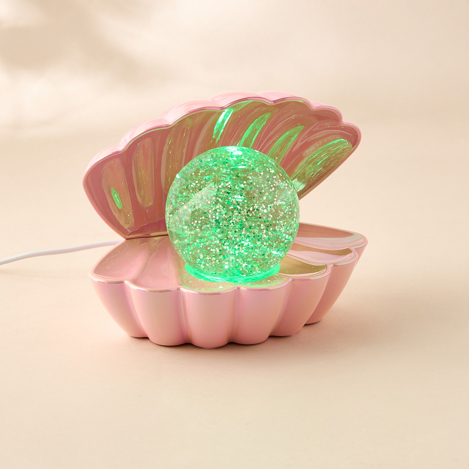 مصباح مزخرف على شكل صدفة لؤلؤ مع جليتر-household-lighting-decorativelighting-noveltylights-image-13