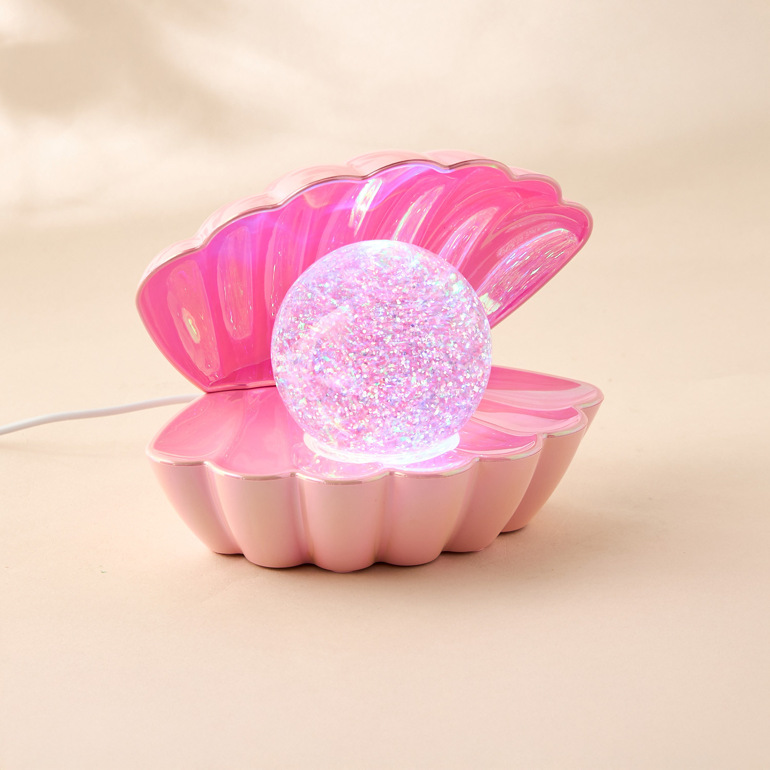 مصباح مزخرف على شكل صدفة لؤلؤ مع جليتر-household-lighting-decorativelighting-noveltylights-image-6