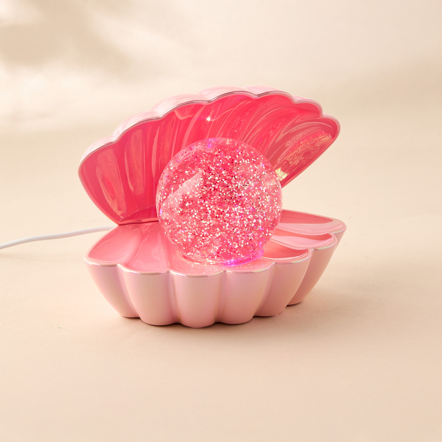 مصباح مزخرف على شكل صدفة لؤلؤ مع جليتر-household-lighting-decorativelighting-noveltylights-image-8