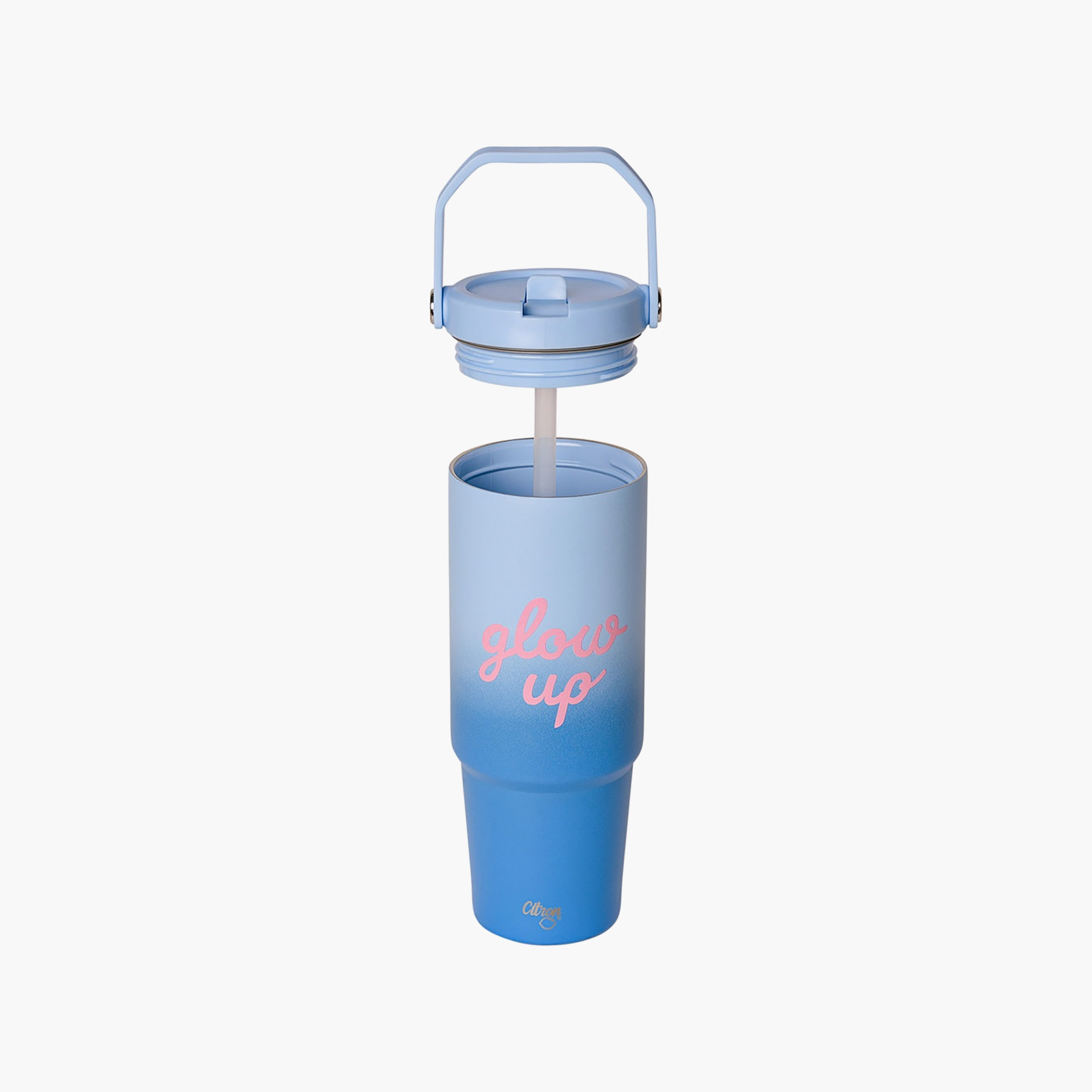 Glow Up Collection Insulated Tumbler-900 Ml-Twisting Lid- (304 Stainless Steel) Multicolor \ 9X30-household-dining-drinkserveware-bottles-image-2