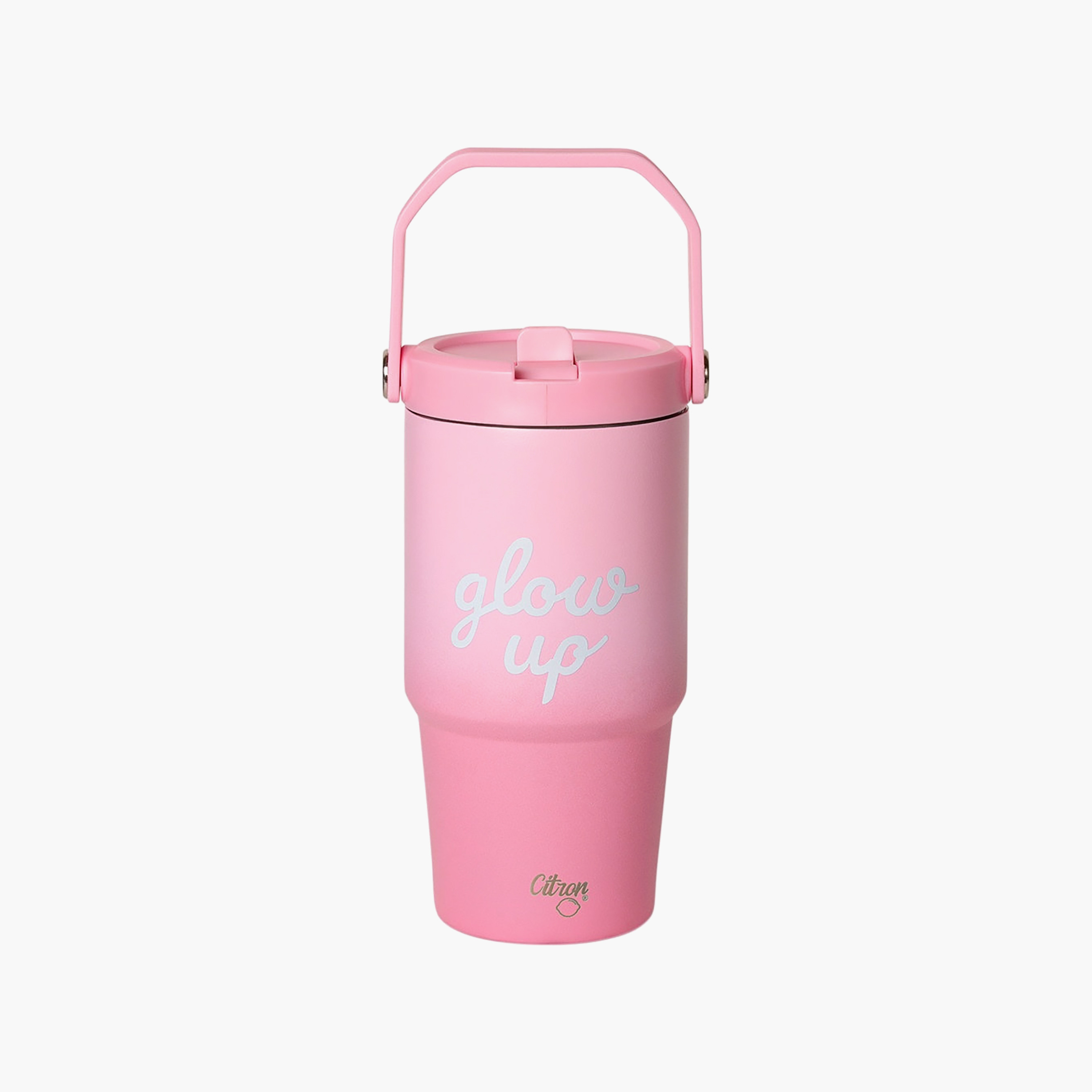 Glow Up Collection Insulated Tumbler-600 Ml-Twisting Lid- (304 Stainless Steel) Multicolor \ 9X24.3-household-dining-drinkserveware-bottles-image-1