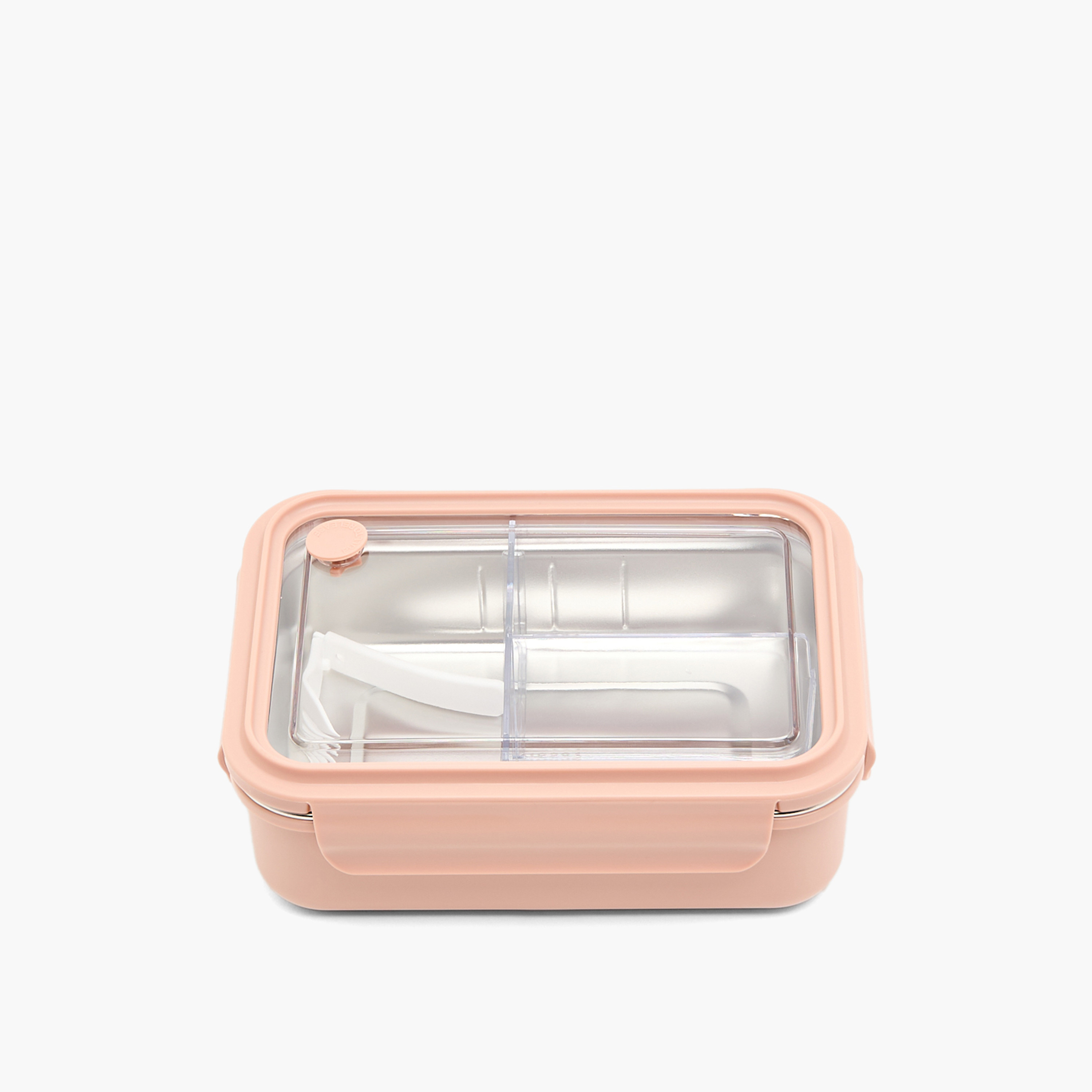 Solid Lunch Box for Kids with Foldable Fork - 1.1 L-school-lunchessentials-lunchboxes-image-1