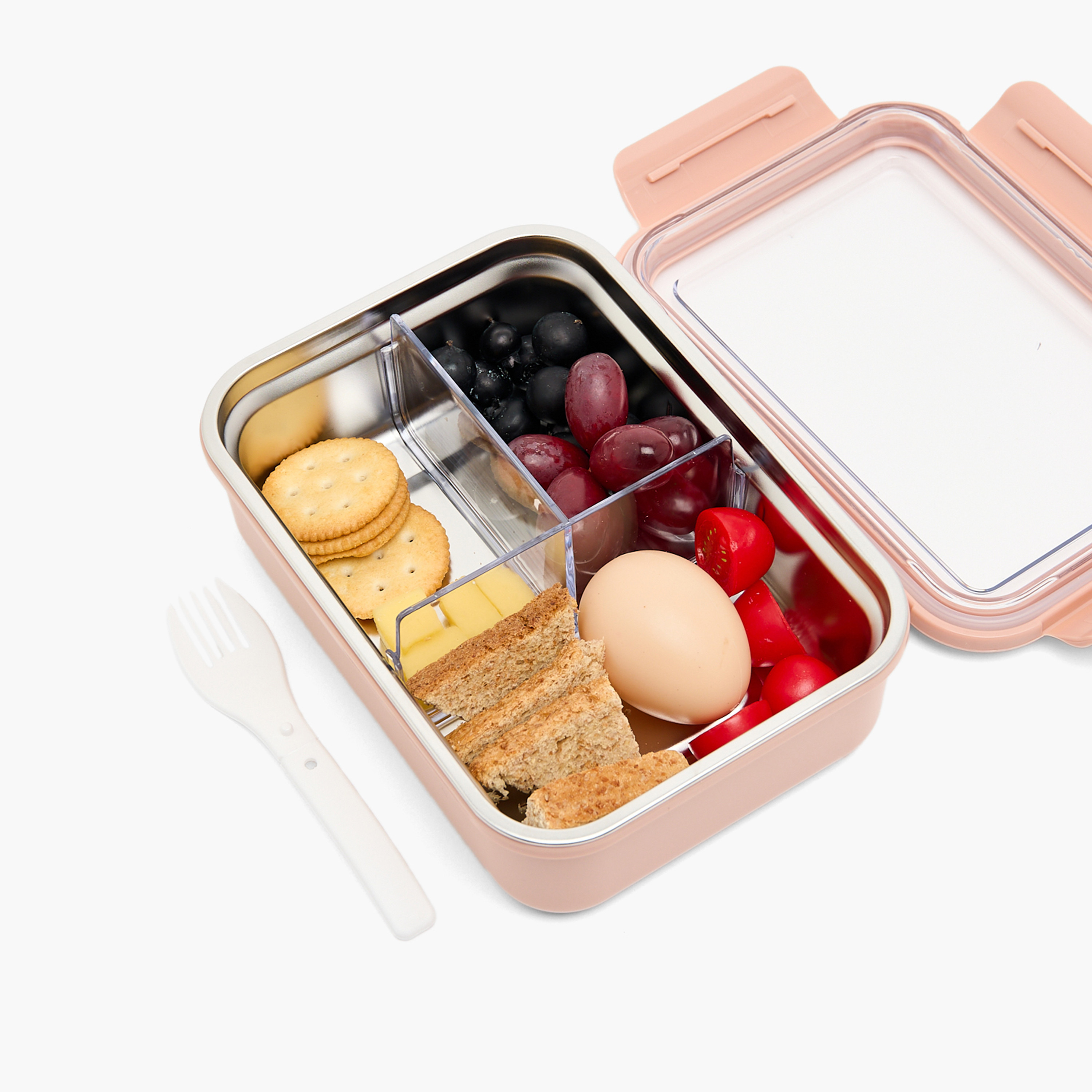 Solid Lunch Box for Kids with Foldable Fork - 1.1 L-school-lunchessentials-lunchboxes-image-11