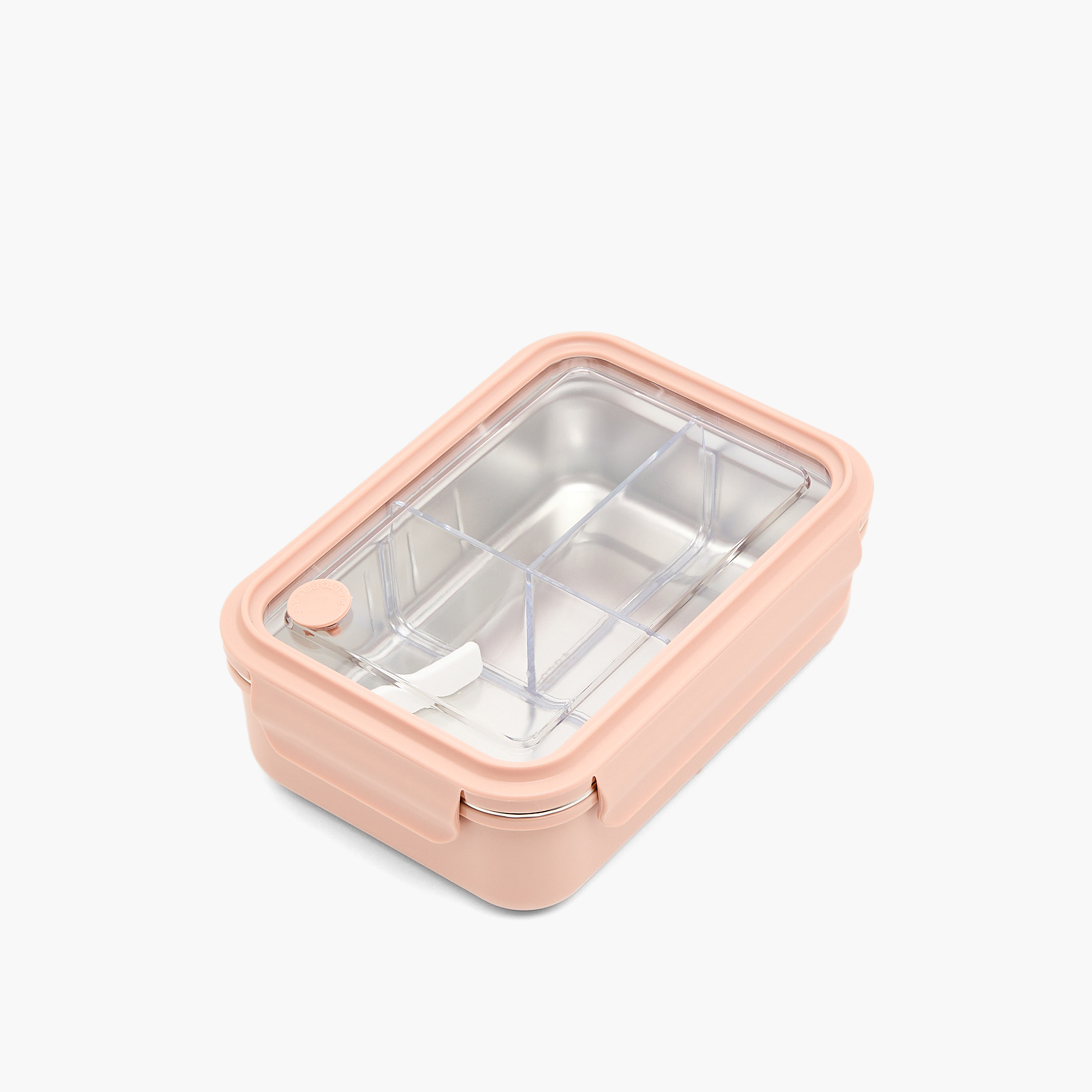 Solid Lunch Box for Kids with Foldable Fork - 1.1 L-school-lunchessentials-lunchboxes-image-2
