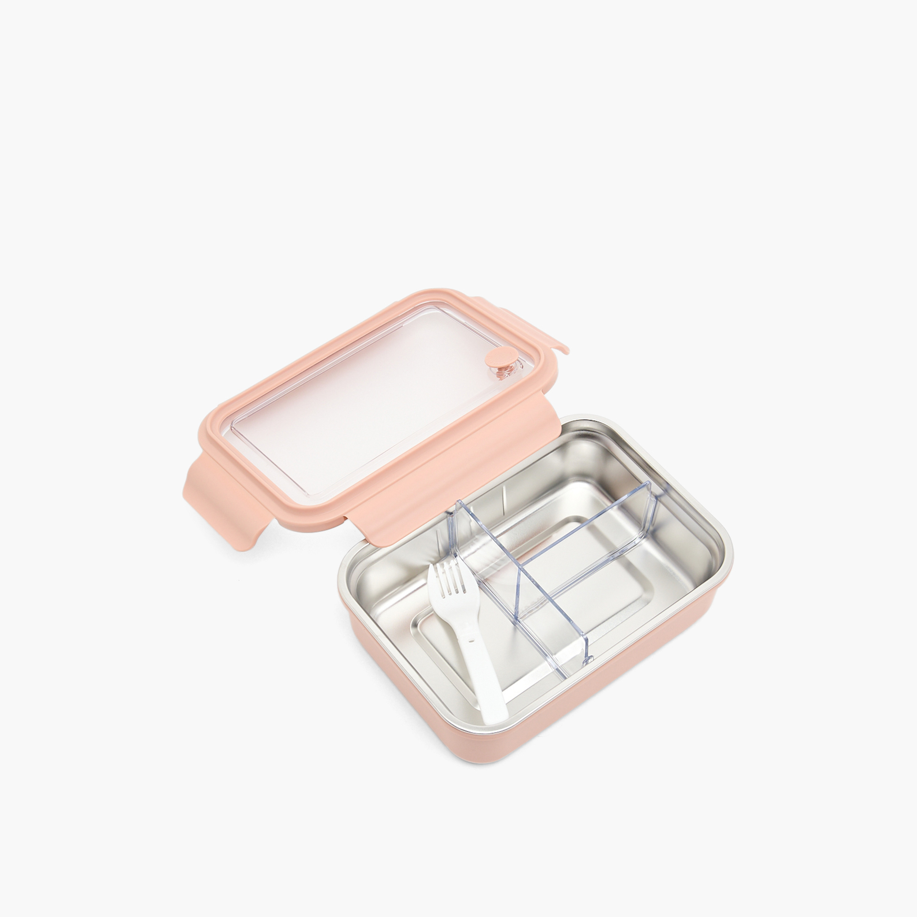 Solid Lunch Box for Kids with Foldable Fork - 1.1 L-school-lunchessentials-lunchboxes-image-7
