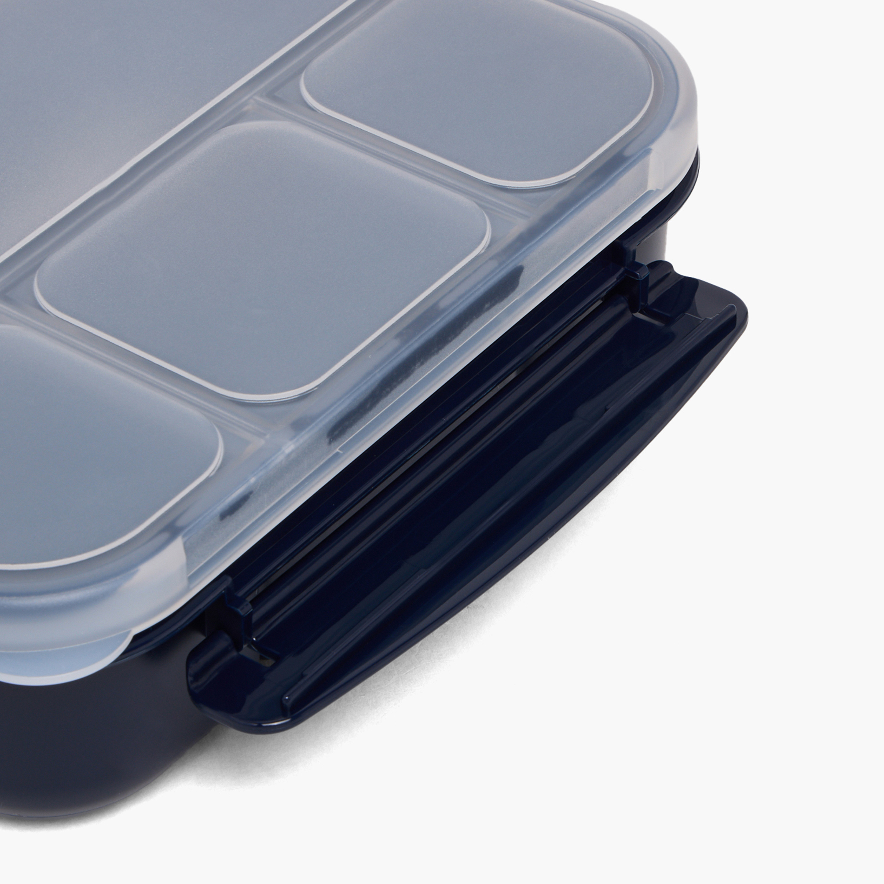 Solid Bento Lunch Box for Kids with Fork - 1.3 L-school-lunchessentials-lunchboxes-image-7