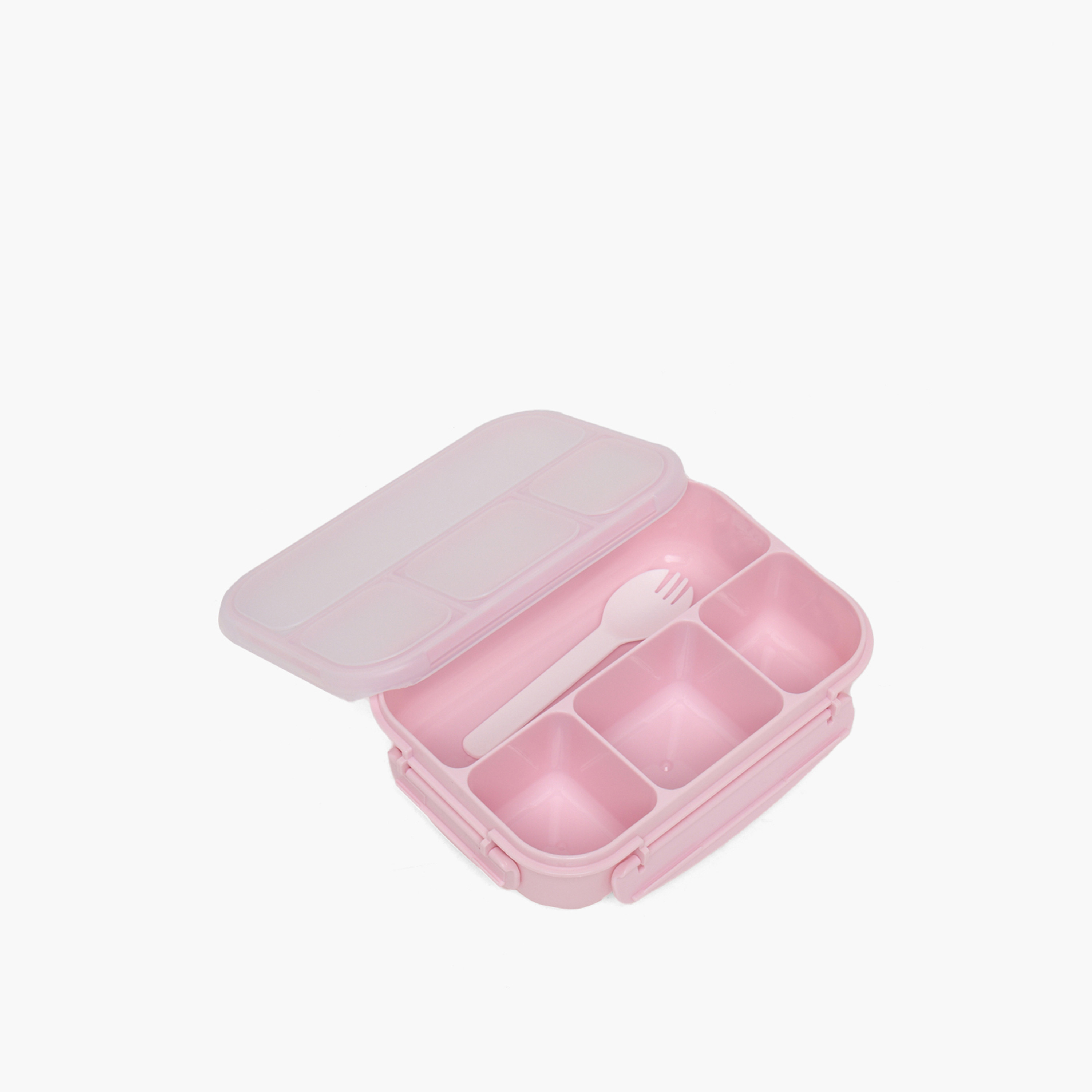 Solid Bento Lunch Box for Girls with Cutlery - 1.3 L-school-lunchessentials-lunchboxes-image-5