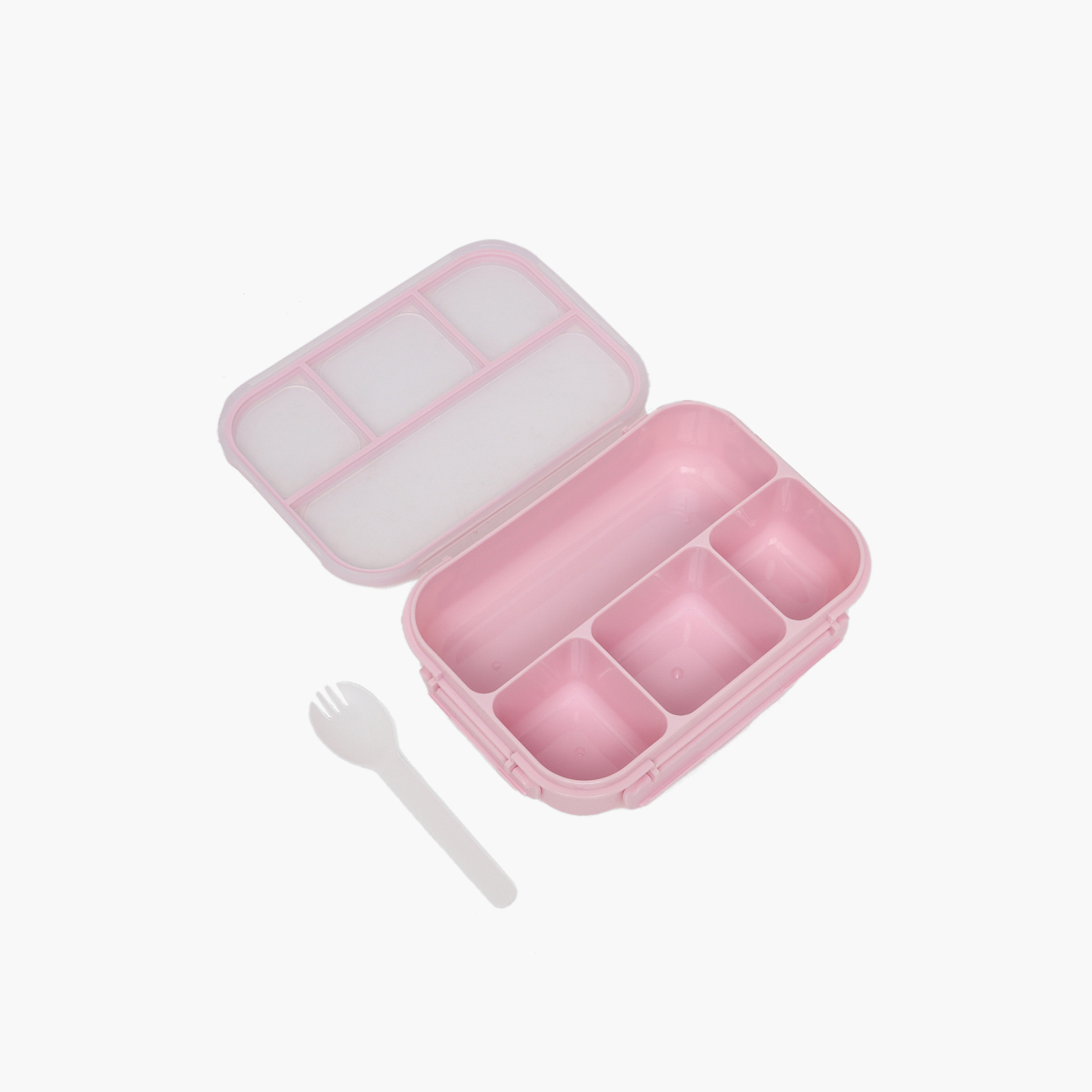 Solid Bento Lunch Box for Girls with Cutlery - 1.3 L-school-lunchessentials-lunchboxes-image-6