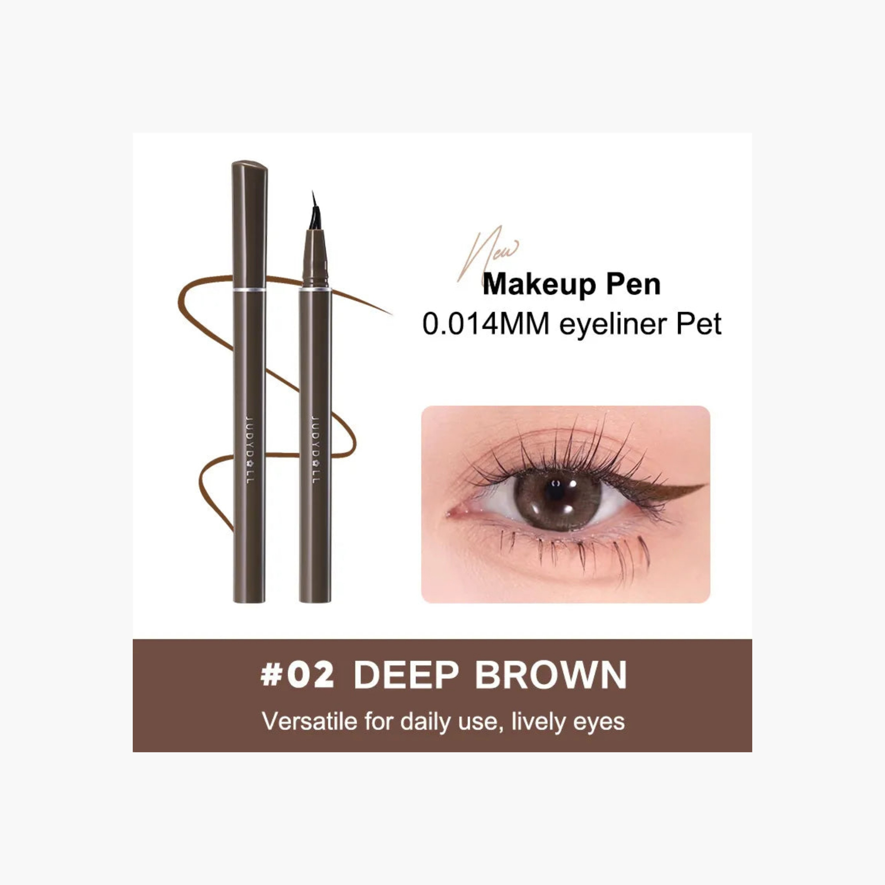 Judydoll Hyper Sharp Eyeliner - 02Deep Brown-beautyandpersonalcare-makeup-eyes-eyeliners-image-1