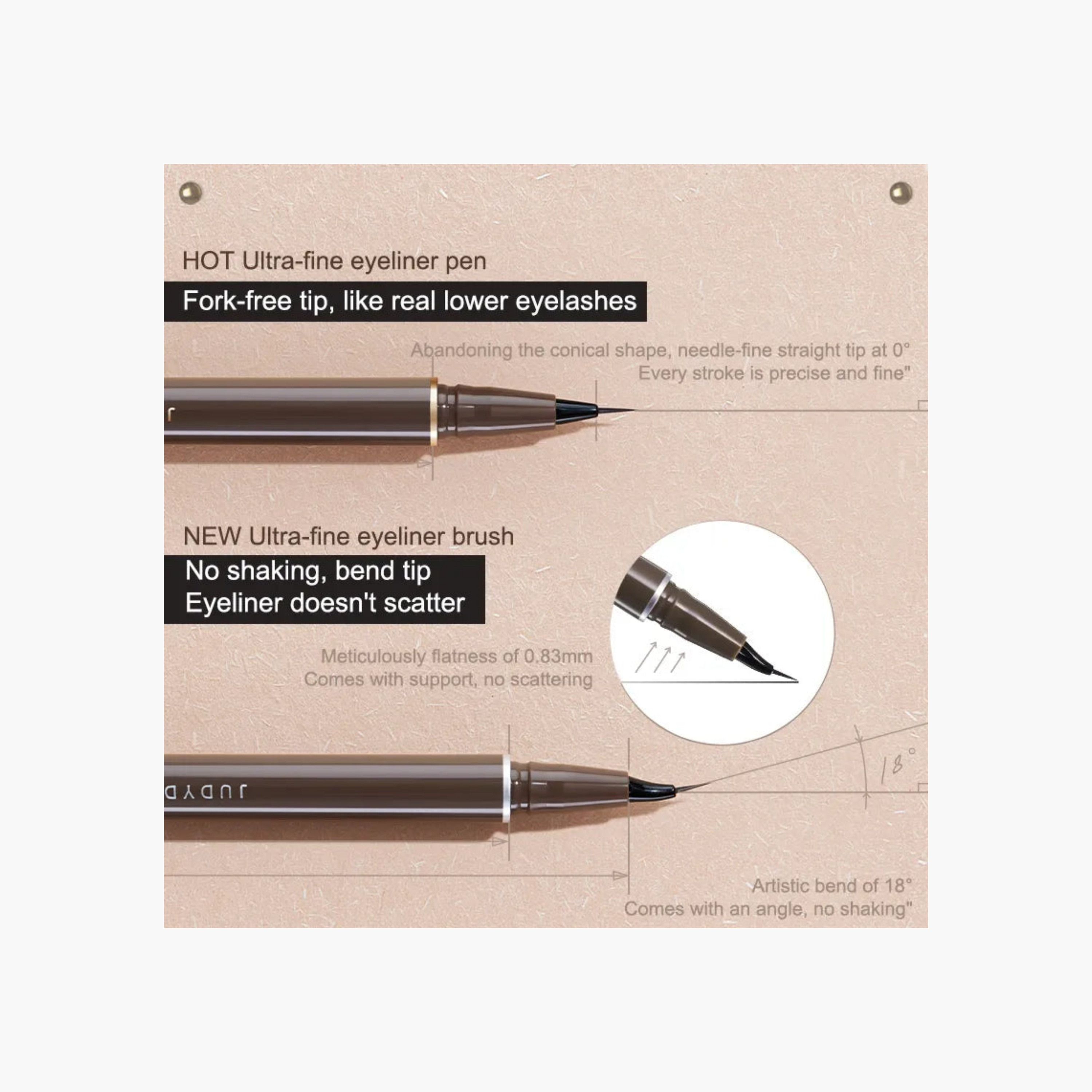 Judydoll Hyper Sharp Eyeliner - 02Deep Brown-beautyandpersonalcare-makeup-eyes-eyeliners-image-4