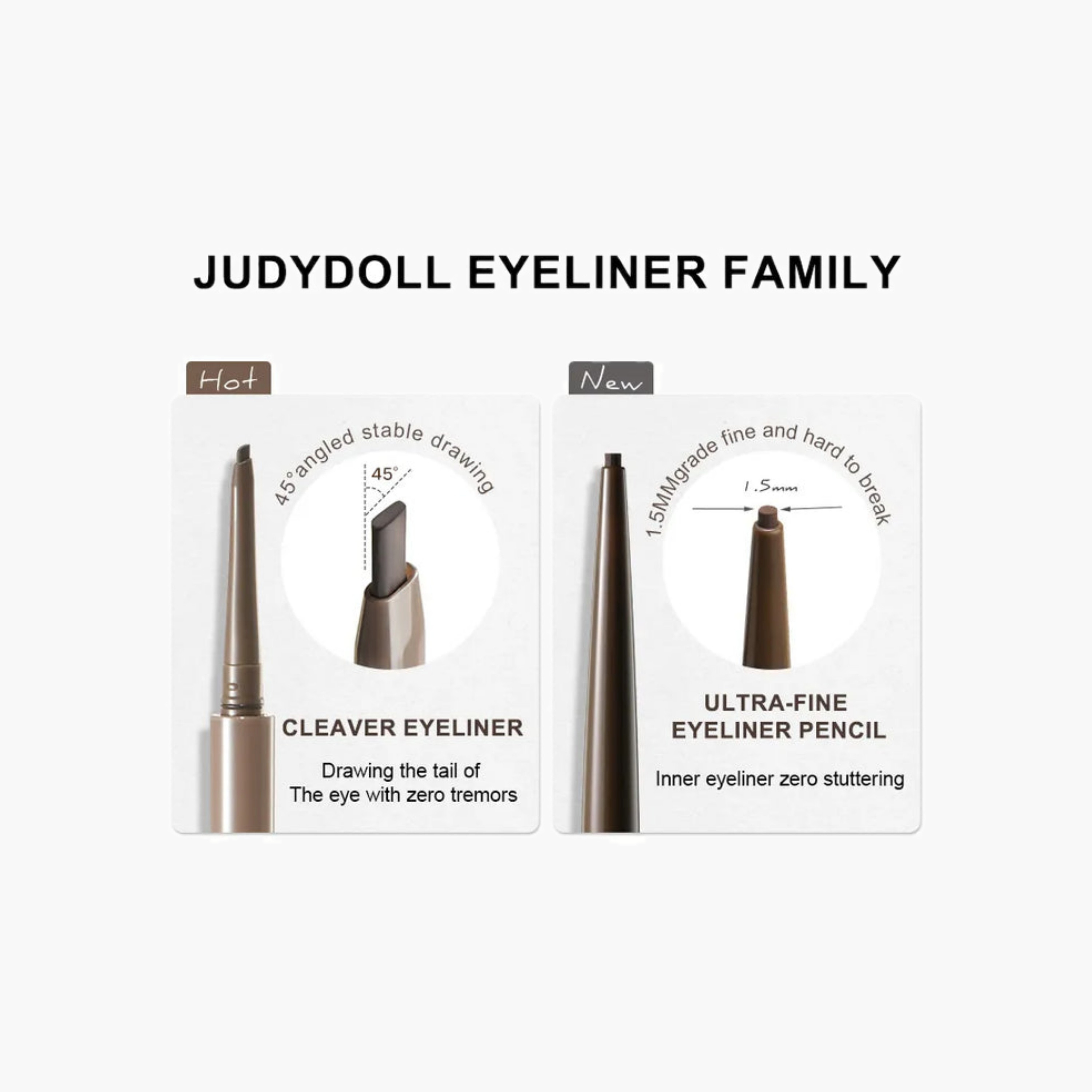 Judydoll Ultrafine Eyeliner - 02Dark Brown-beautyandpersonalcare-makeup-eyes-eyeliners-image-2