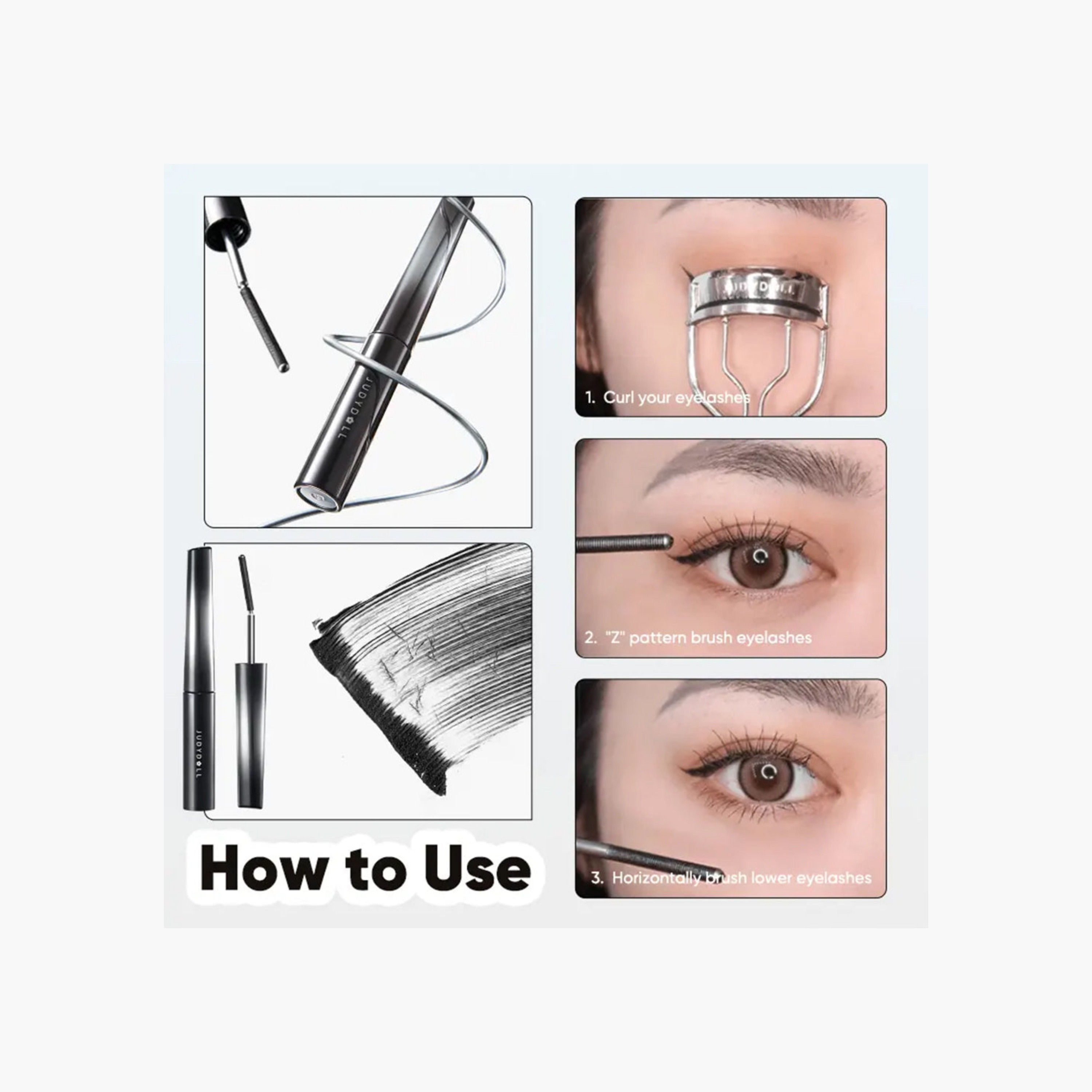 Judydoll Feather Lash Iron Mascara - 01 Black-beautyandpersonalcare-makeup-eyes-mascaras-image-5
