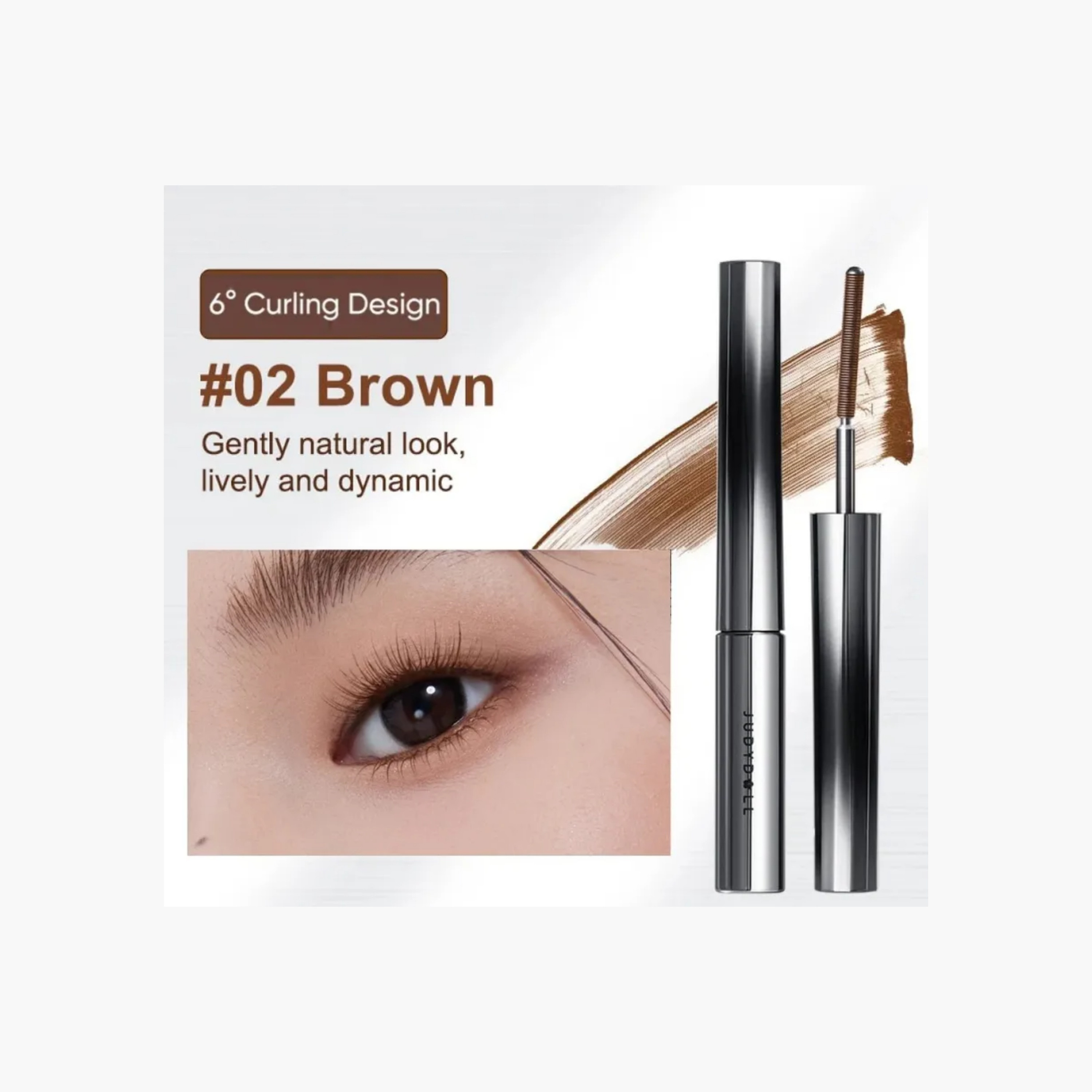 Judydoll Feather Lash Iron Mascara - 02 Brown-beautyandpersonalcare-makeup-eyes-mascaras-image-1