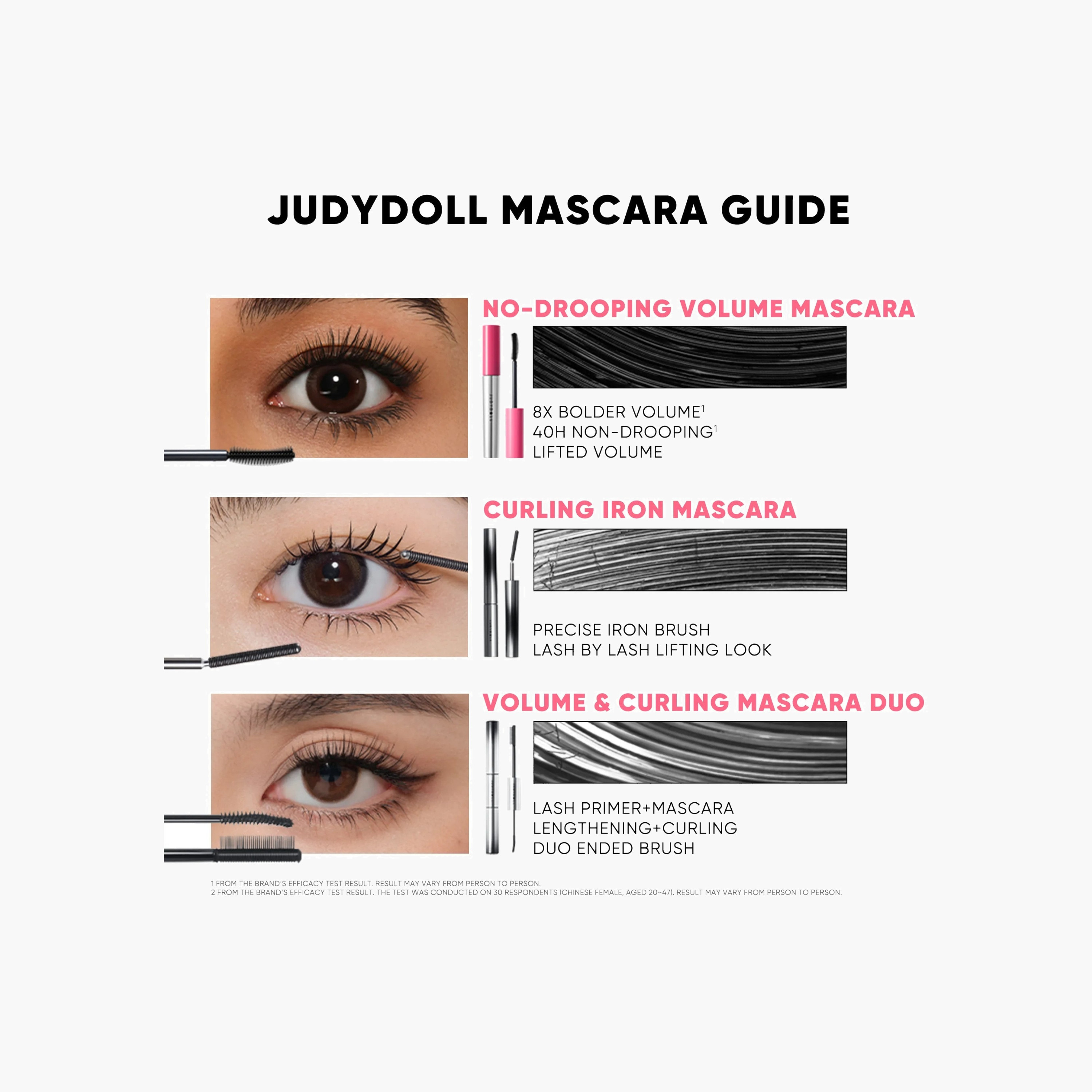 Judydoll No-Drooping Volume Mascara - Black-beautyandpersonalcare-makeup-eyes-mascaras-image-3
