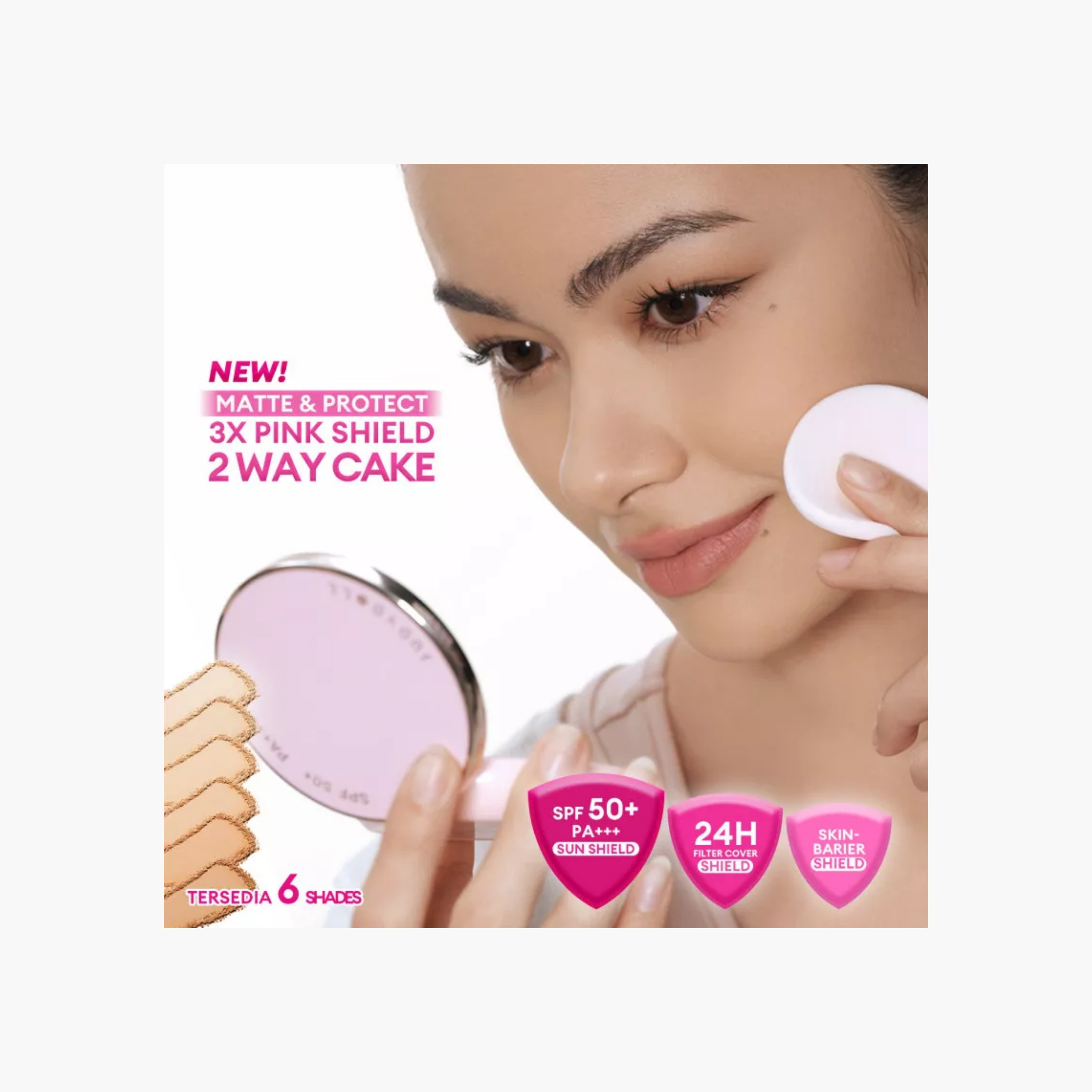 Judydoll Pink Skin Mattte 2-Way Cake Foundation - Warm Beige-beautyandpersonalcare-makeup-face-foundations-image-10
