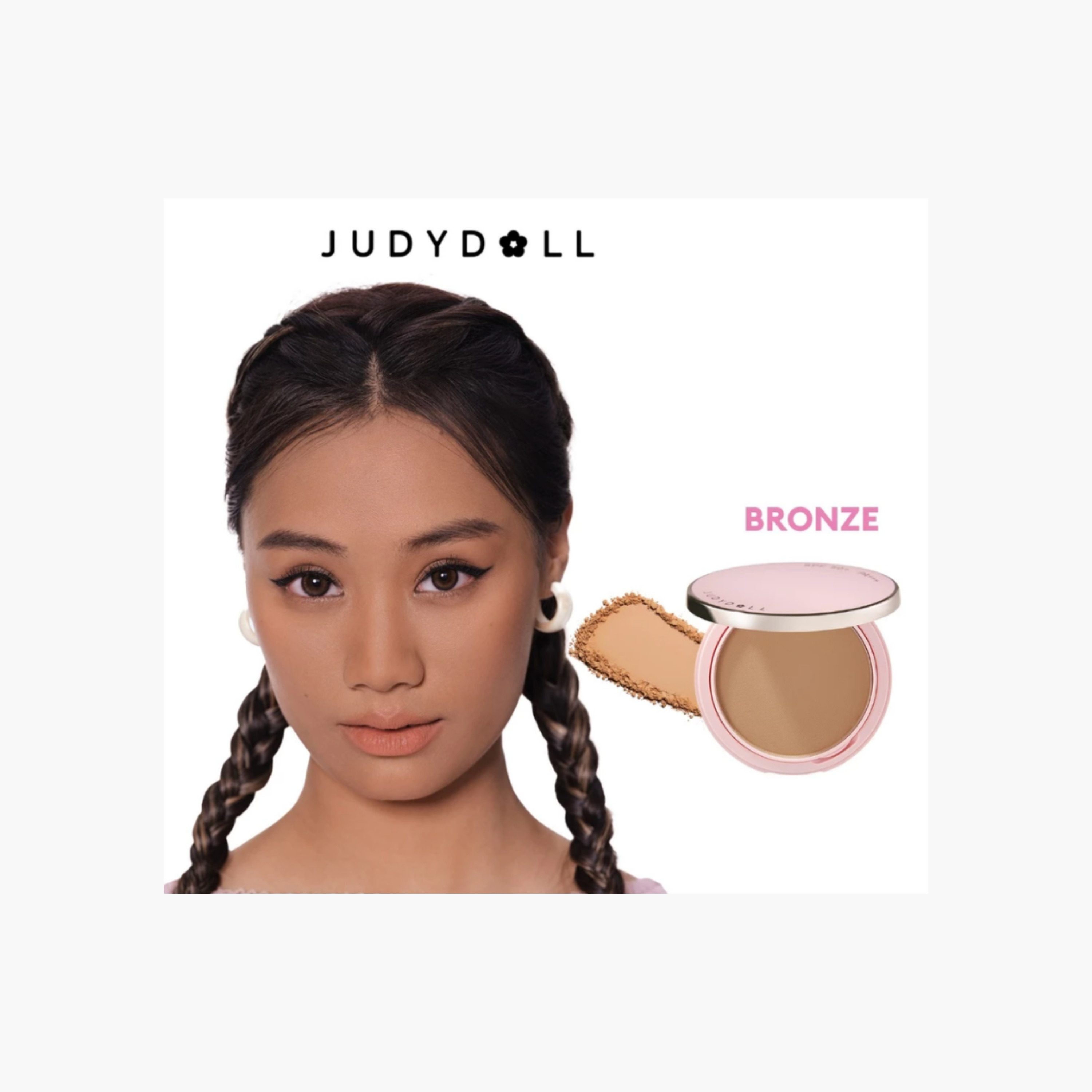 Judydoll Pink Skin Mattte 2-Way Cake Foundation - Bronze-beautyandpersonalcare-makeup-face-foundations-image-13