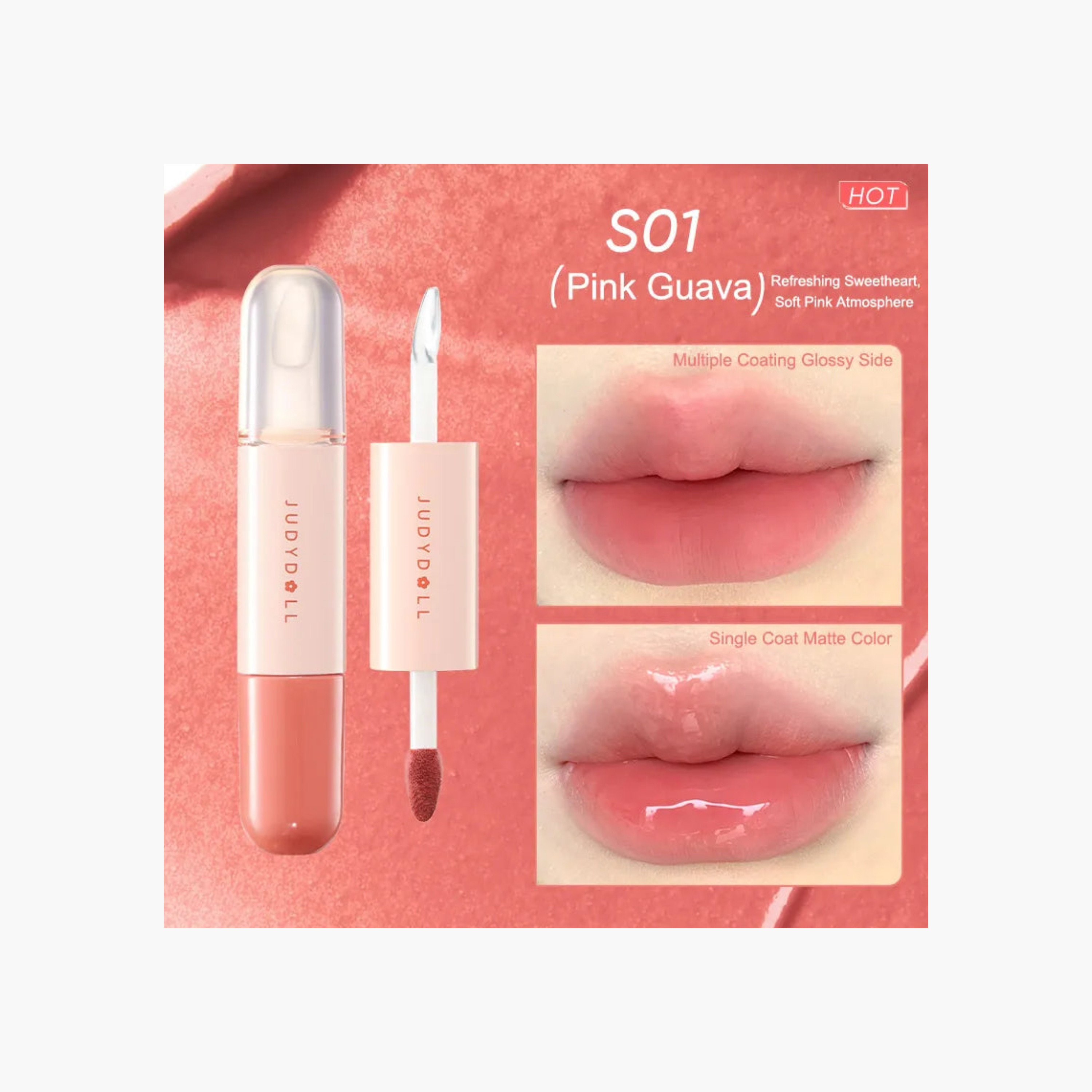 جوديدول ملمع شفاه مزدوج - S01-beautyandpersonalcare-makeup-lips-lipglossesandbalms-image-1
