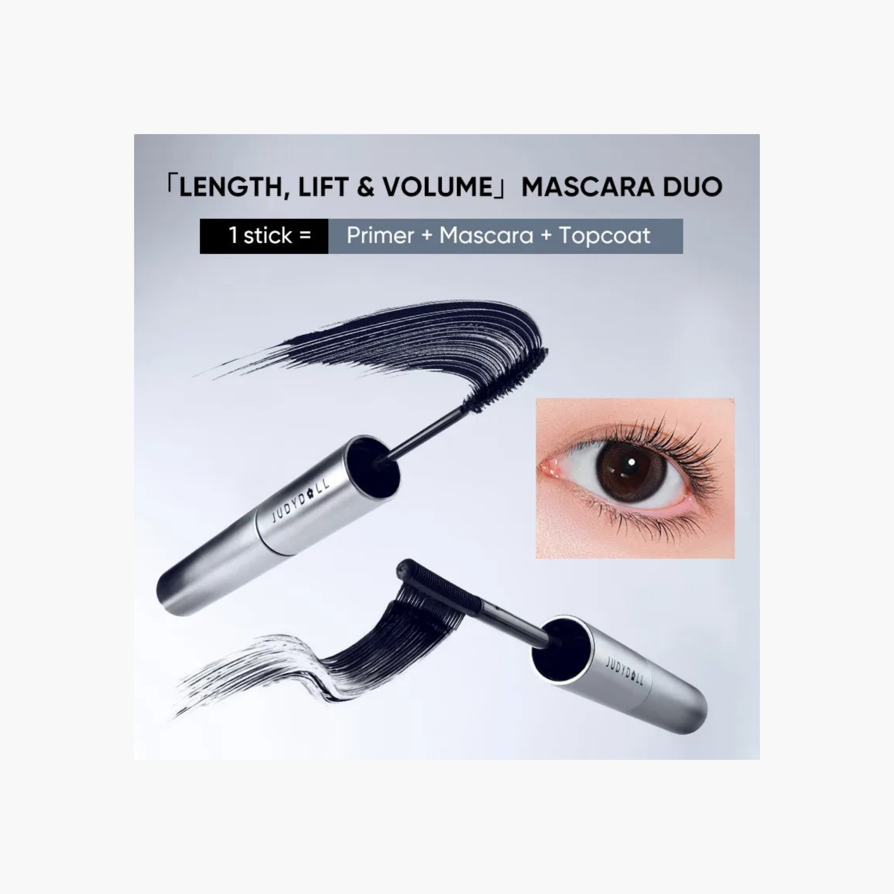 Judydoll Volume&Curling Mascara Duo - 01-beautyandpersonalcare-makeup-eyes-mascaras-image-2