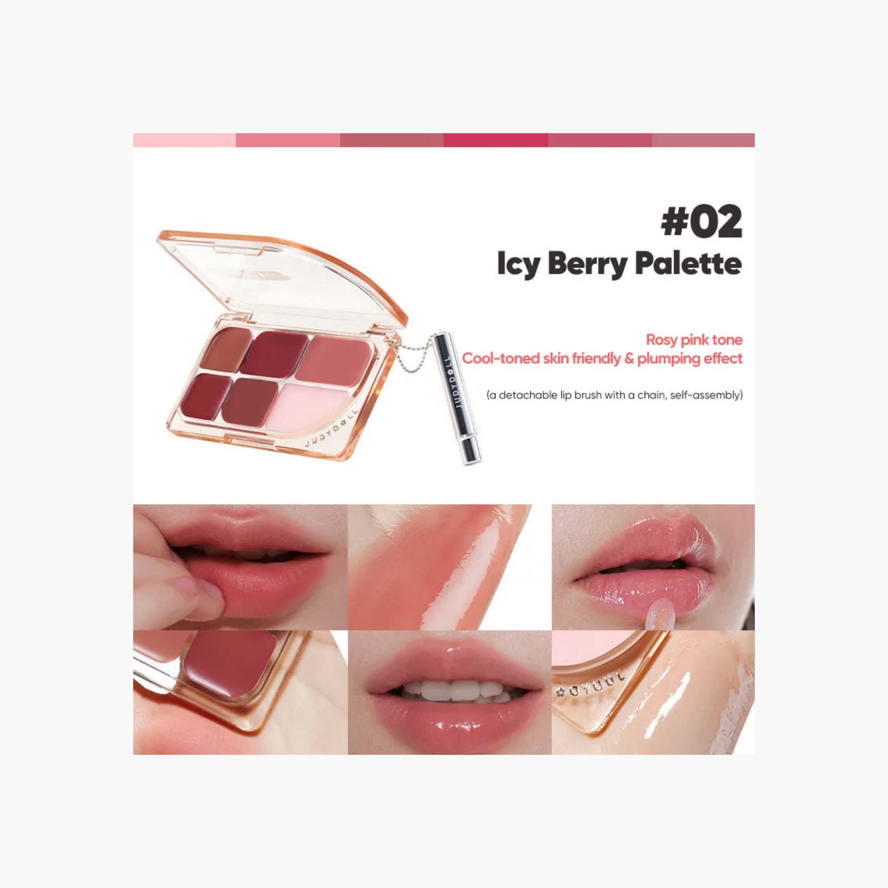 Judydoll Lip Palette - 02-beautyandpersonalcare-makeup-lips-lipsticks-image-6