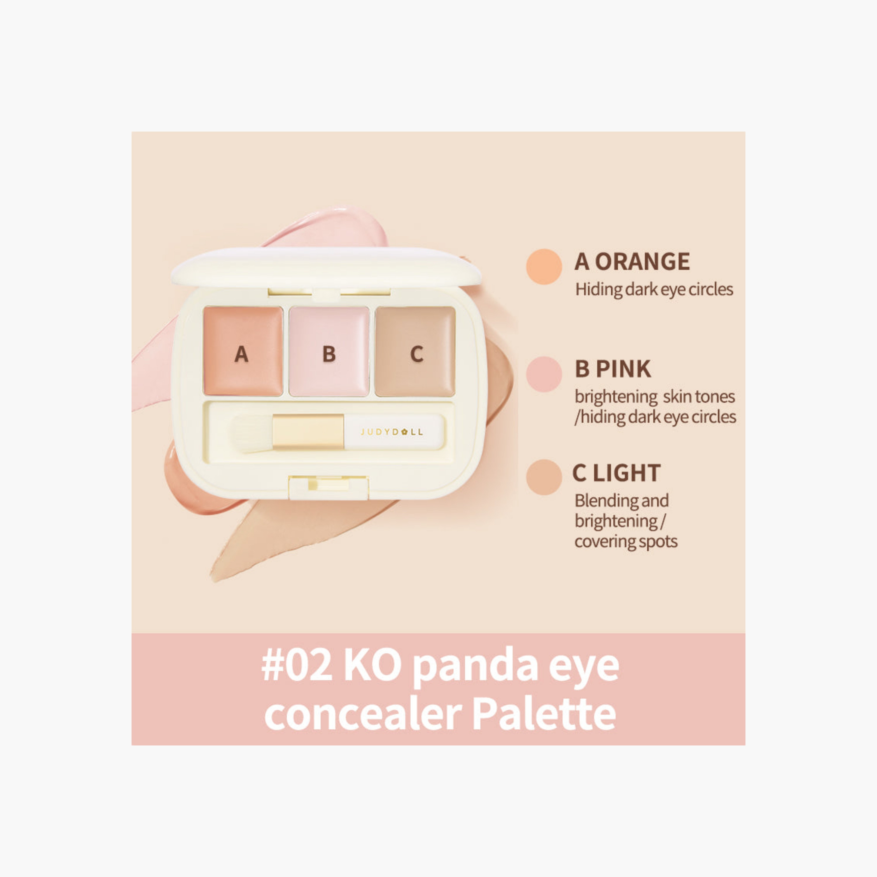 Judydoll Three-Color Concealer Palette - 02-beautyandpersonalcare-makeup-face-concealers-image-5