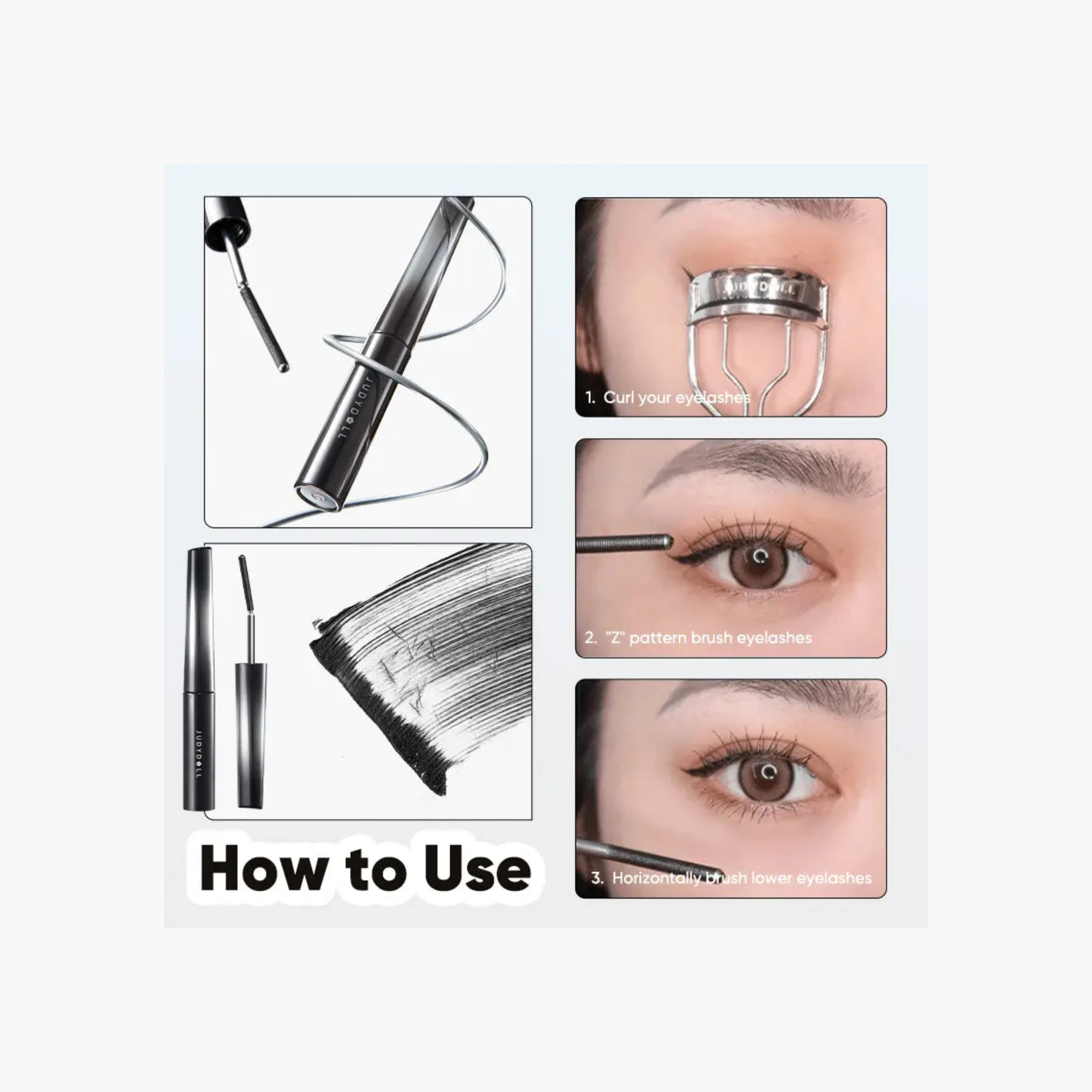 Judydoll Length & Volume Longwear Mascara -beautyandpersonalcare-makeup-eyes-mascaras-image-2