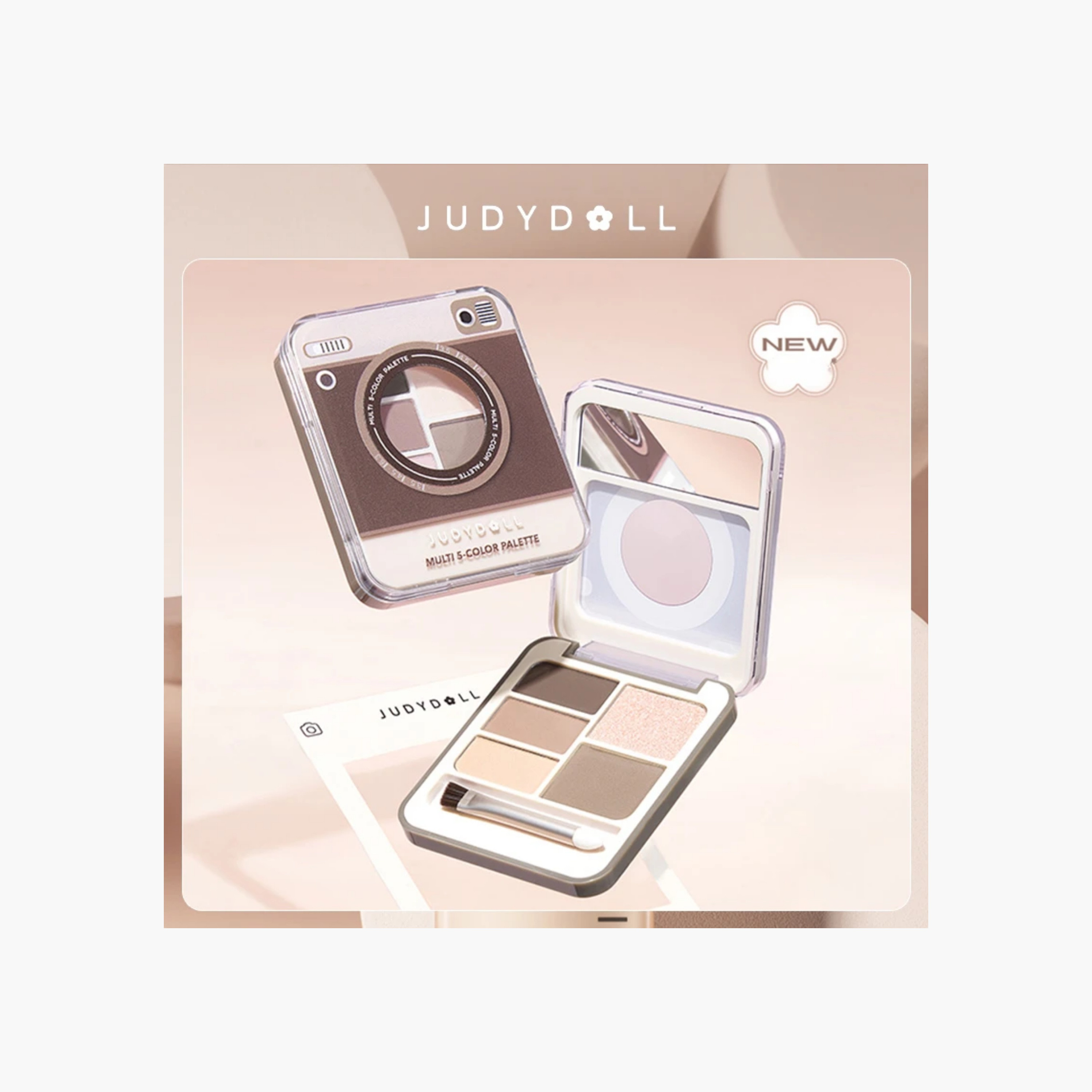 Judydoll Multi 5-Color Face Palette - 02-beautyandpersonalcare-makeup-face-foundations-image-3