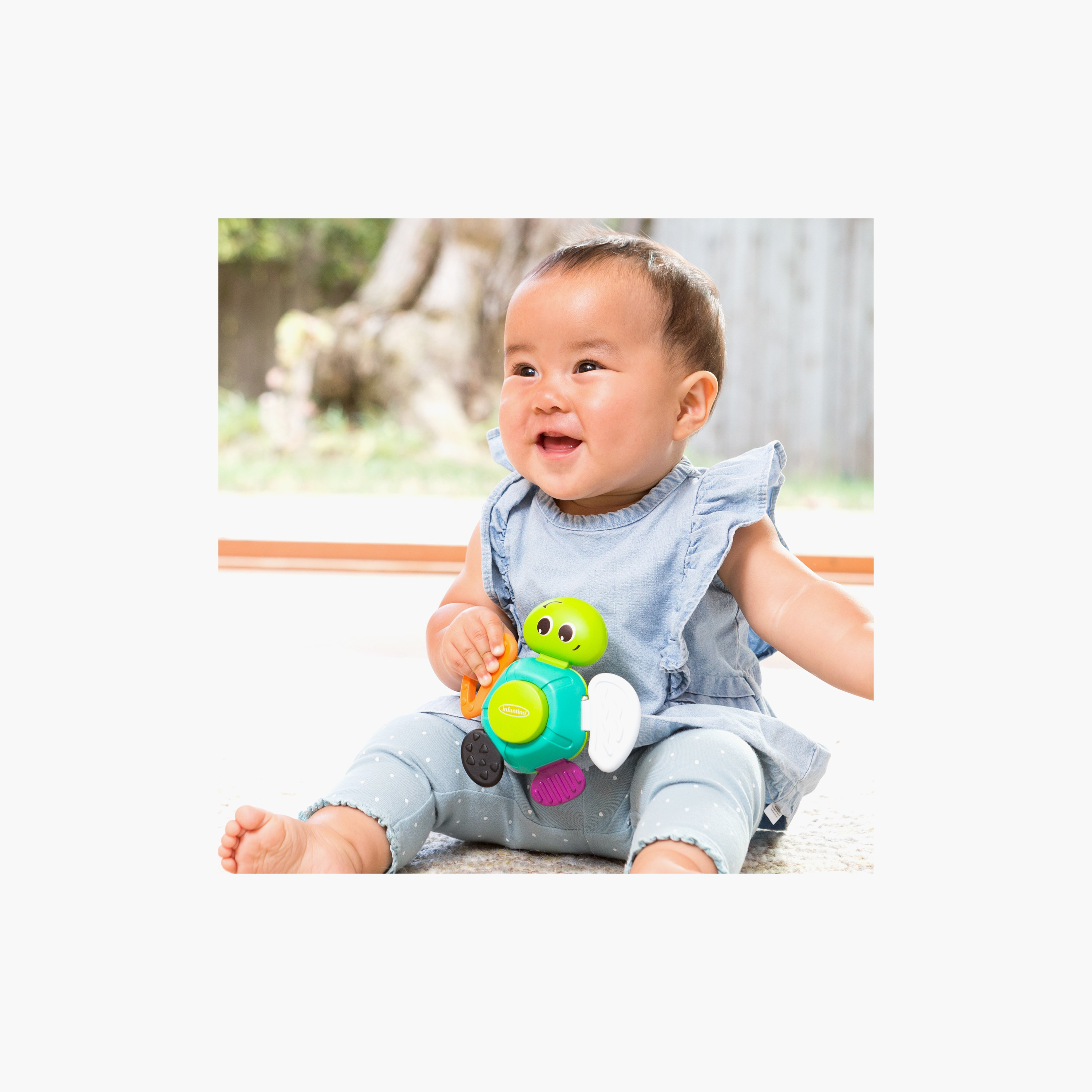 Infantino Turtle Rattle Teether Toy-toys-babyandtoddlertoys-rattlesandteethers-image-3