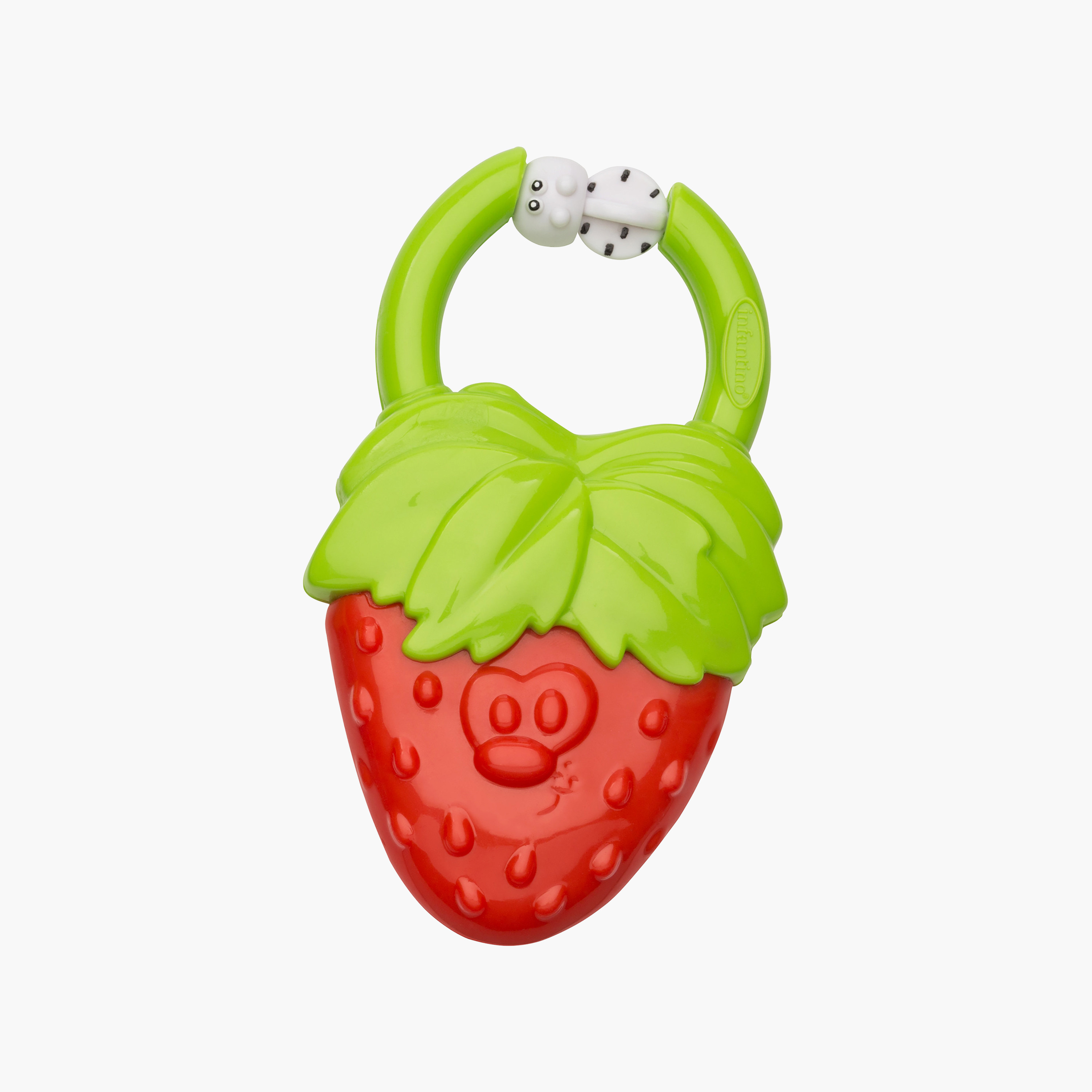 Infantino Vibrating Strawberry Teether Toy-toys-babyandtoddlertoys-rattlesandteethers-image-1