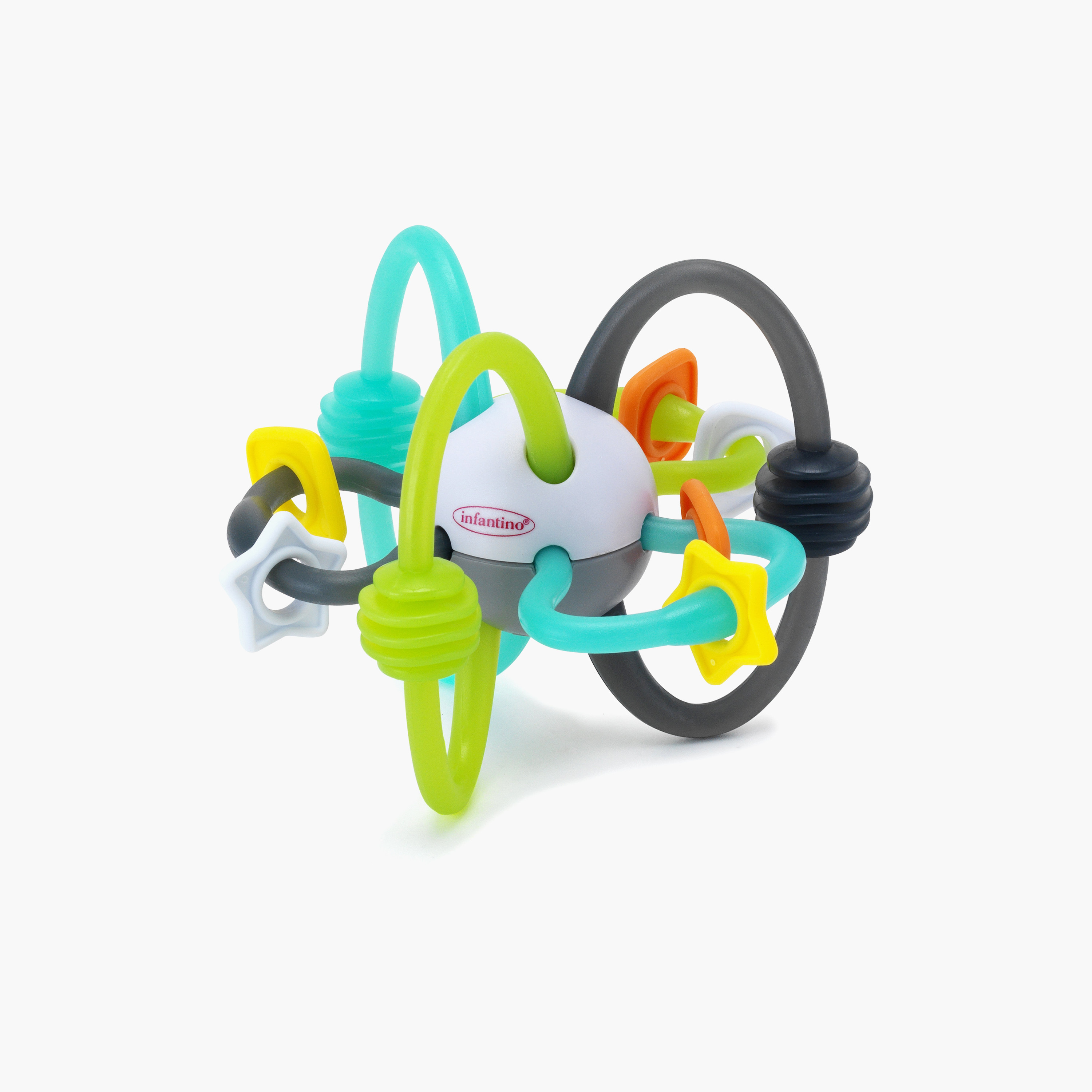 Infantino Shake & Teether Flexible Rattle Ball-toys-babyandtoddlertoys-rattlesandteethers-image-1